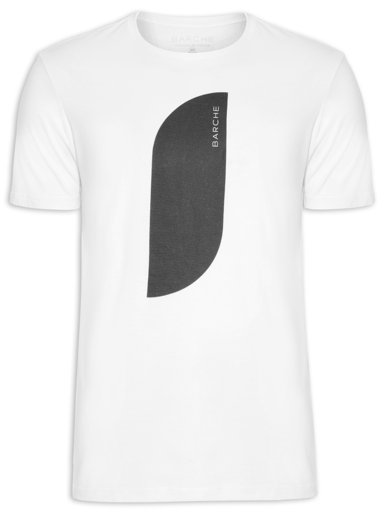 Camiseta Masculina Supersoft Estampada Quadrante - Branco