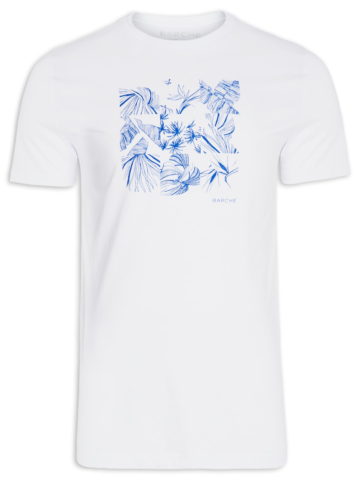 Camiseta Masculina Supersoft Estampada Sicília - Branco