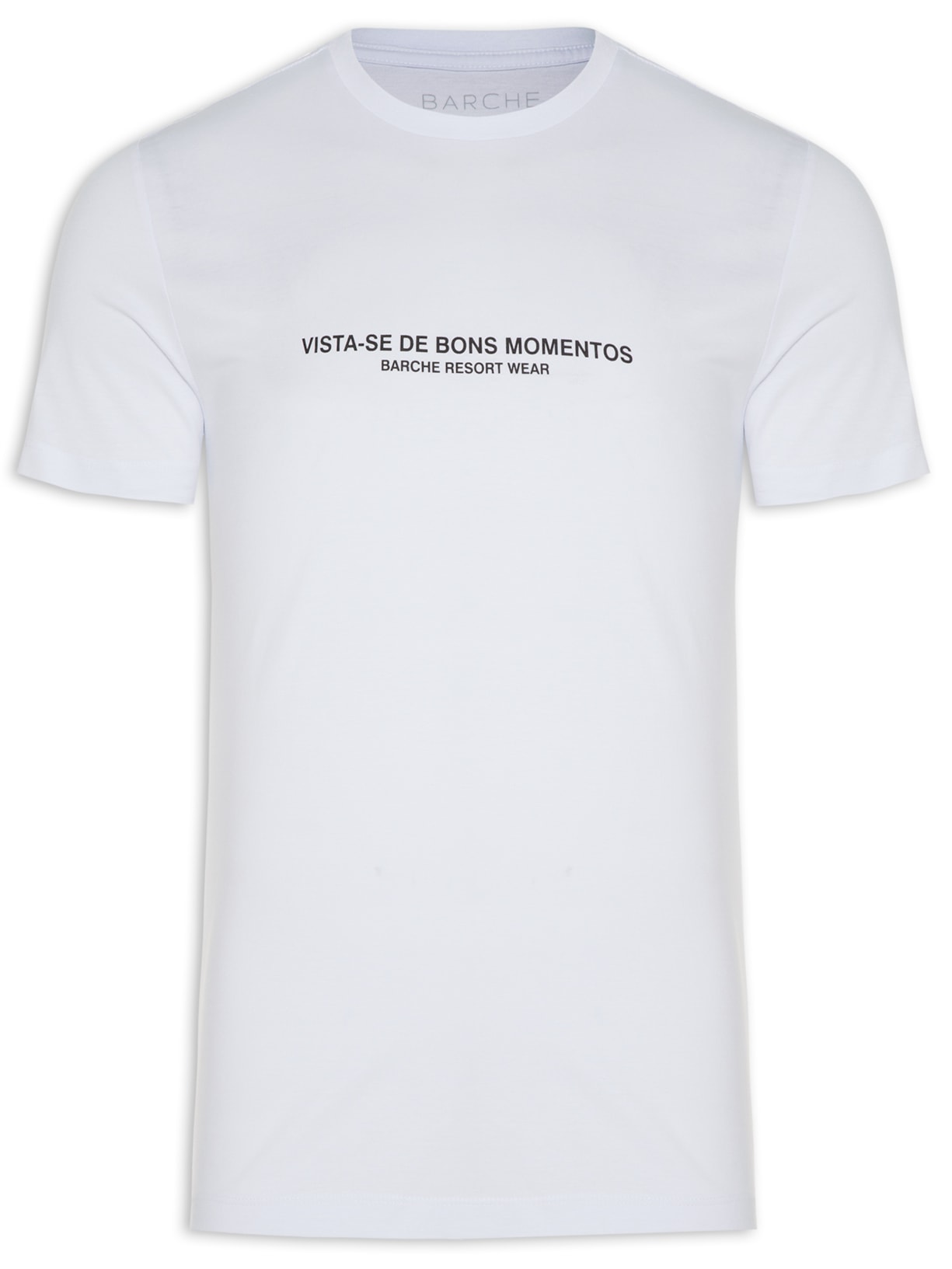 Camiseta Masculina Supersoft Estampada Vista-se De Bons Momentos - Branco