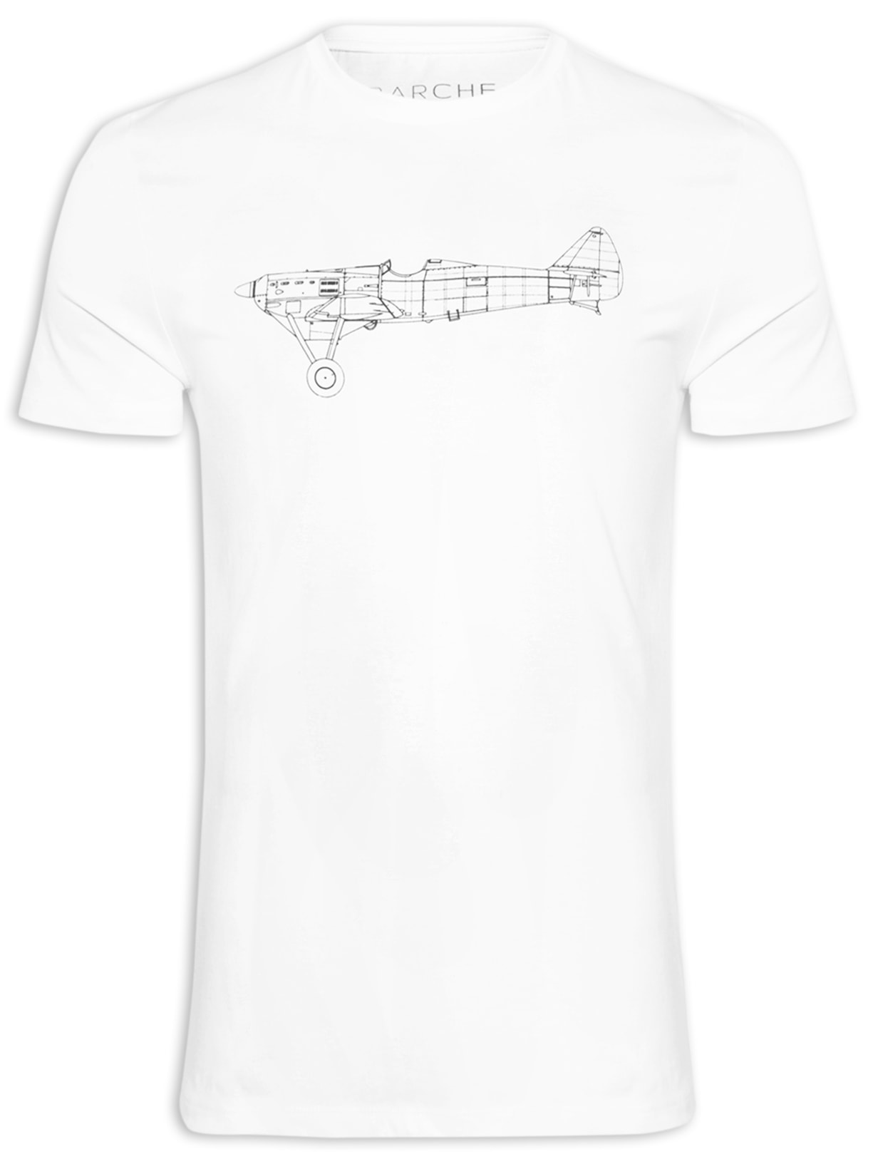 Camiseta Masculina Supersoft Estampado - Branco