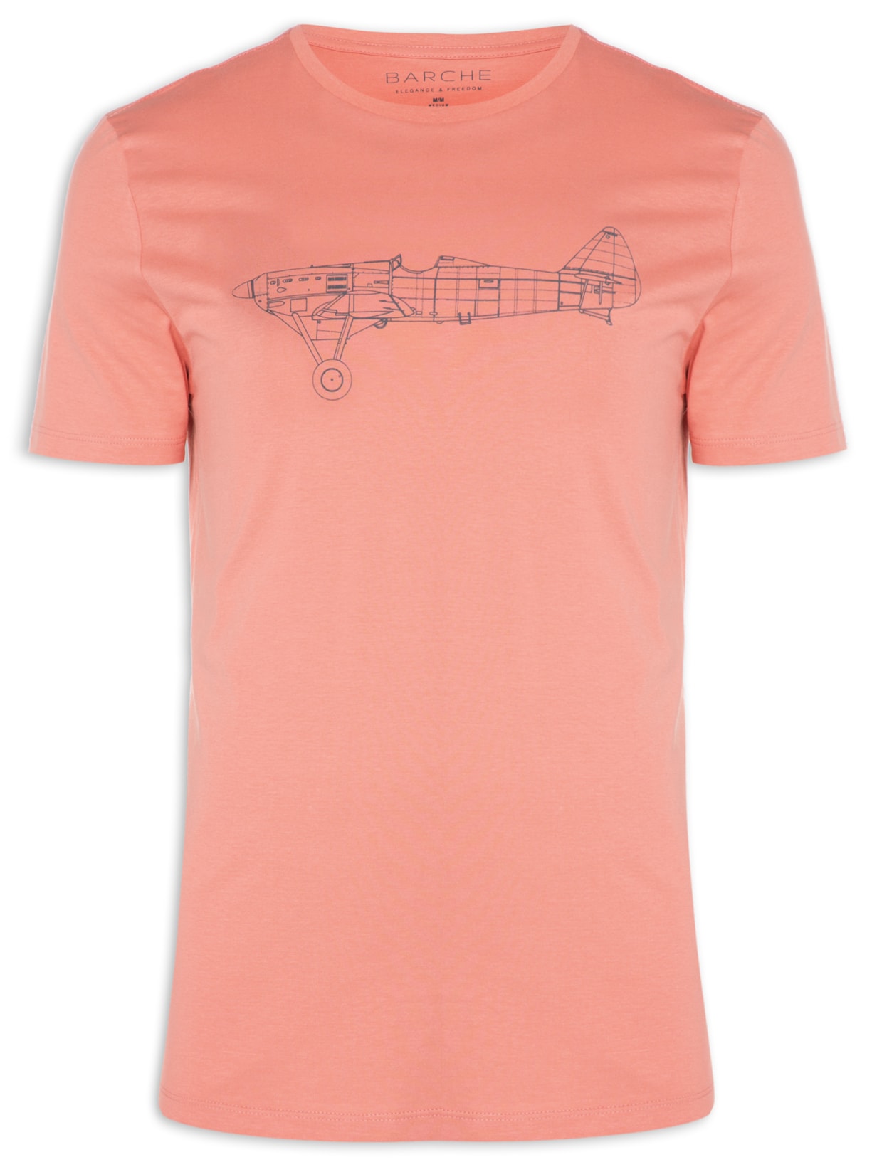 Camiseta Masculina Supersoft Estampado - Rosa