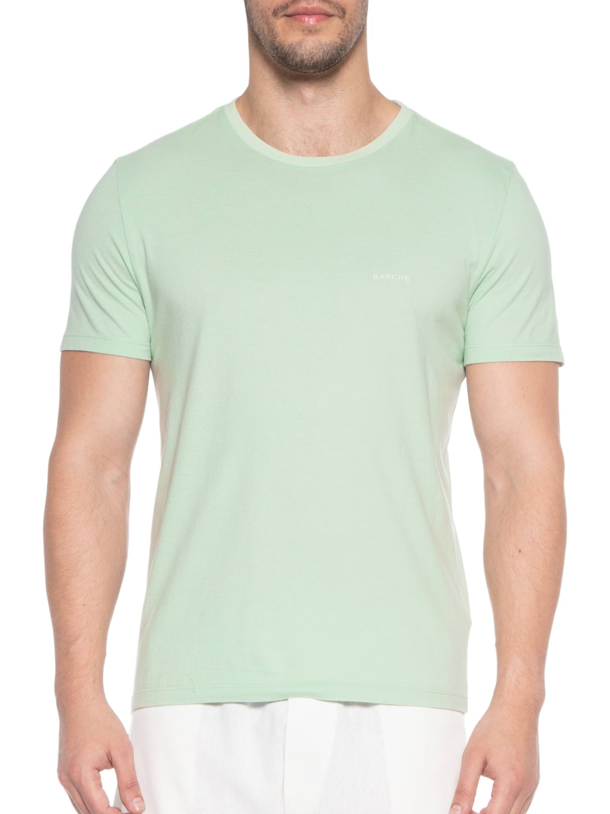 Camiseta Masculina Supersoft Lisa Verde Barche