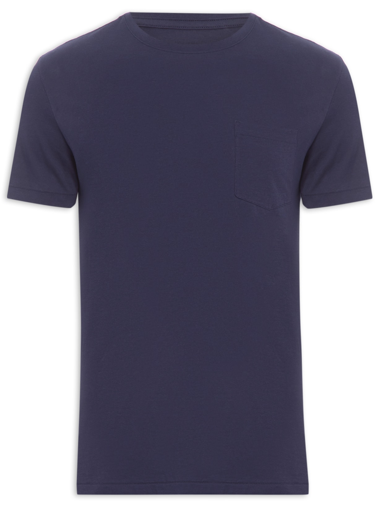 Camiseta Masculina Supersoft Pocket - Azul