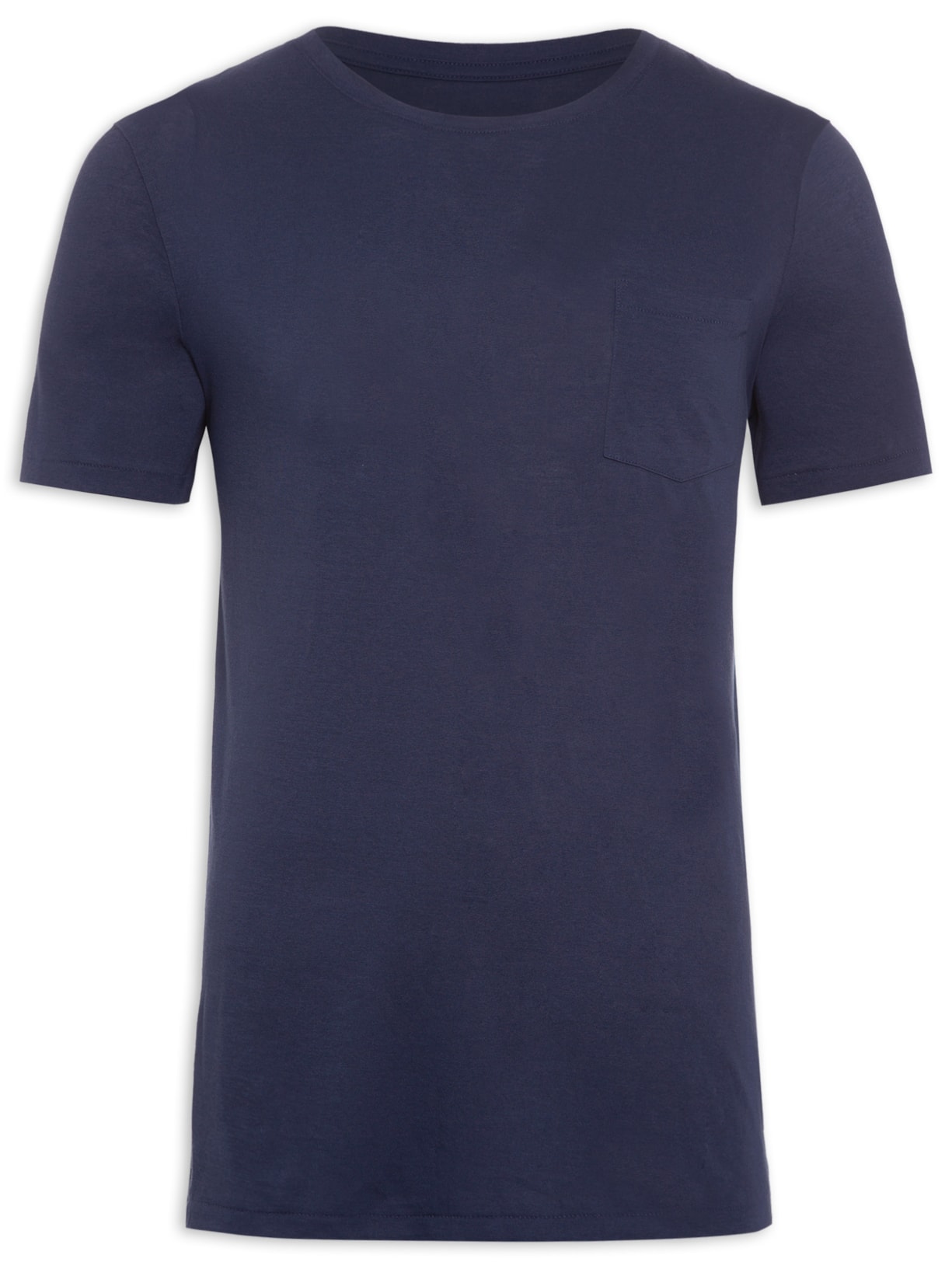 Camiseta Masculina Supersoft Pocket Azul Osklen