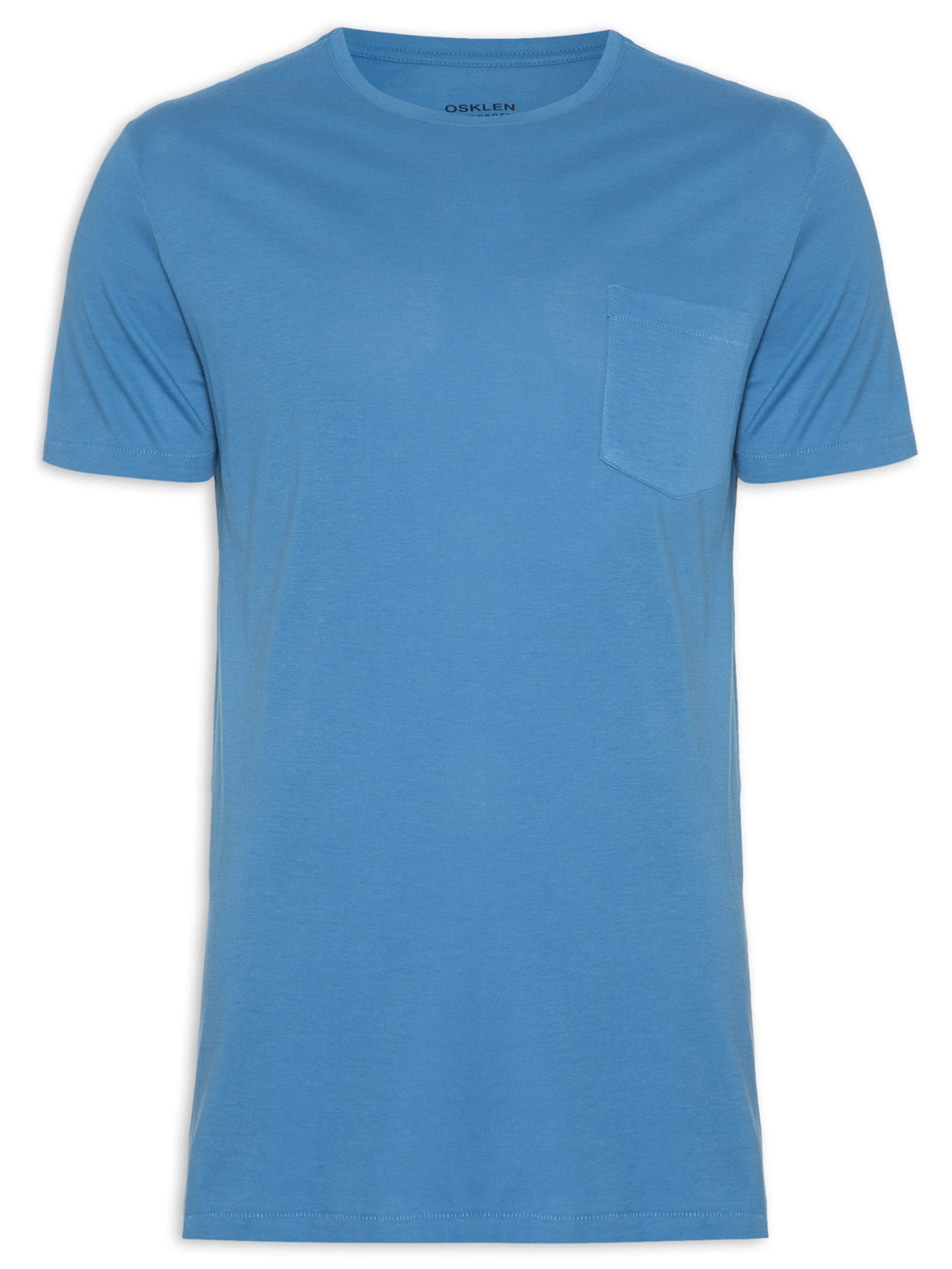 Camiseta Masculina Supersoft Pocket - Azul