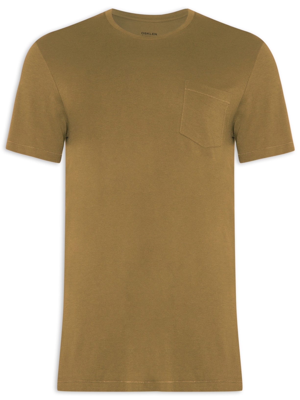 Camiseta Masculina Supersoft Pocket - Marrom