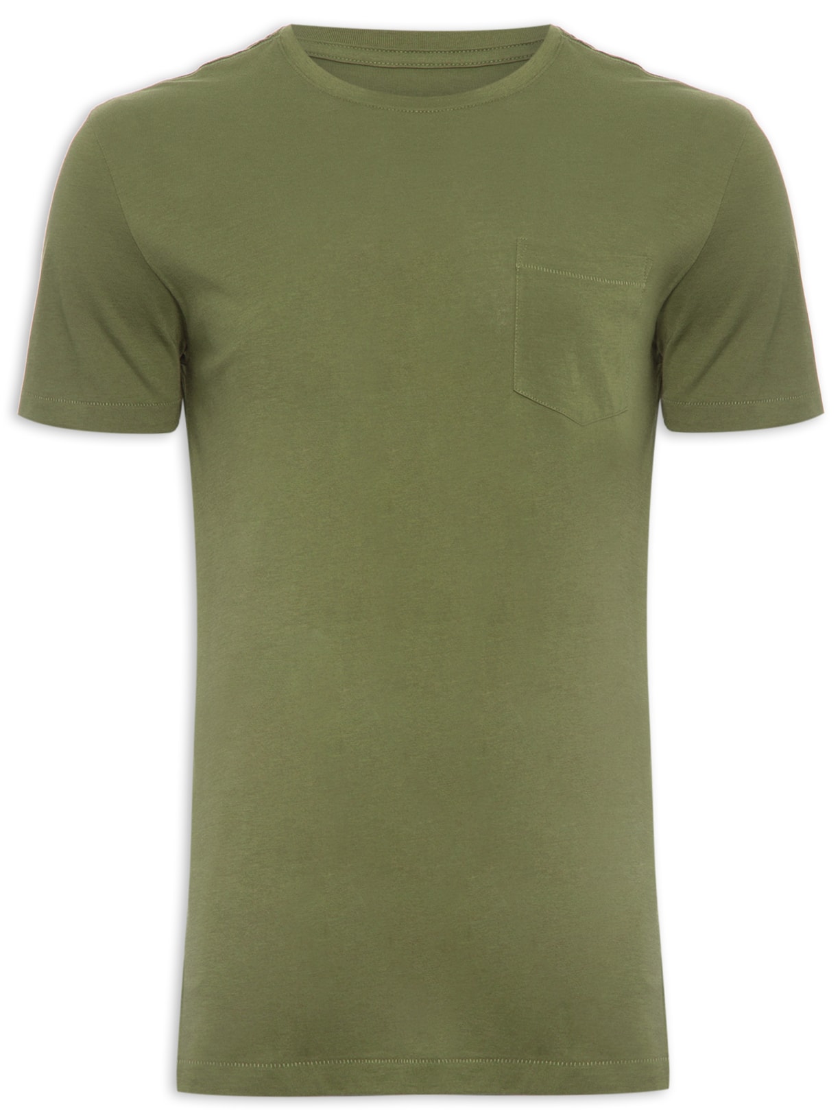 Camiseta Masculina Supersoft Pocket - Verde