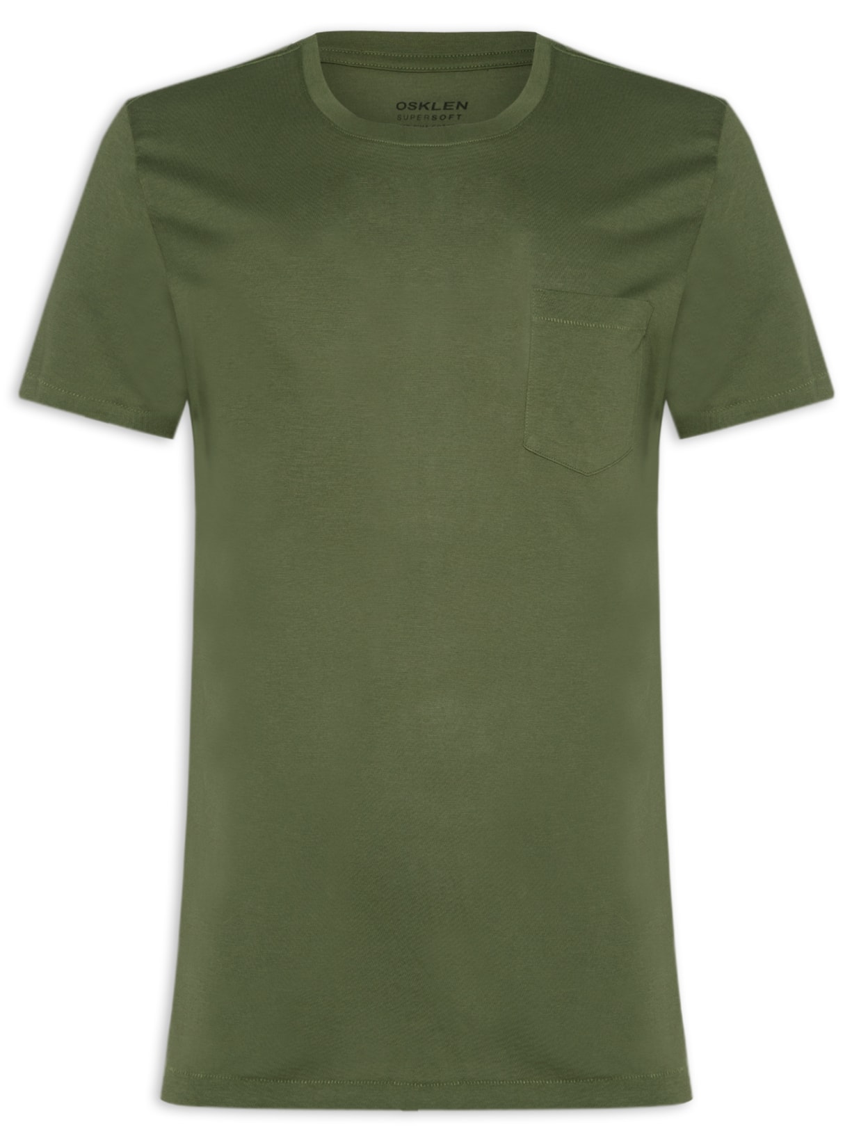 Camiseta Masculina Supersoft Pocket - Verde
