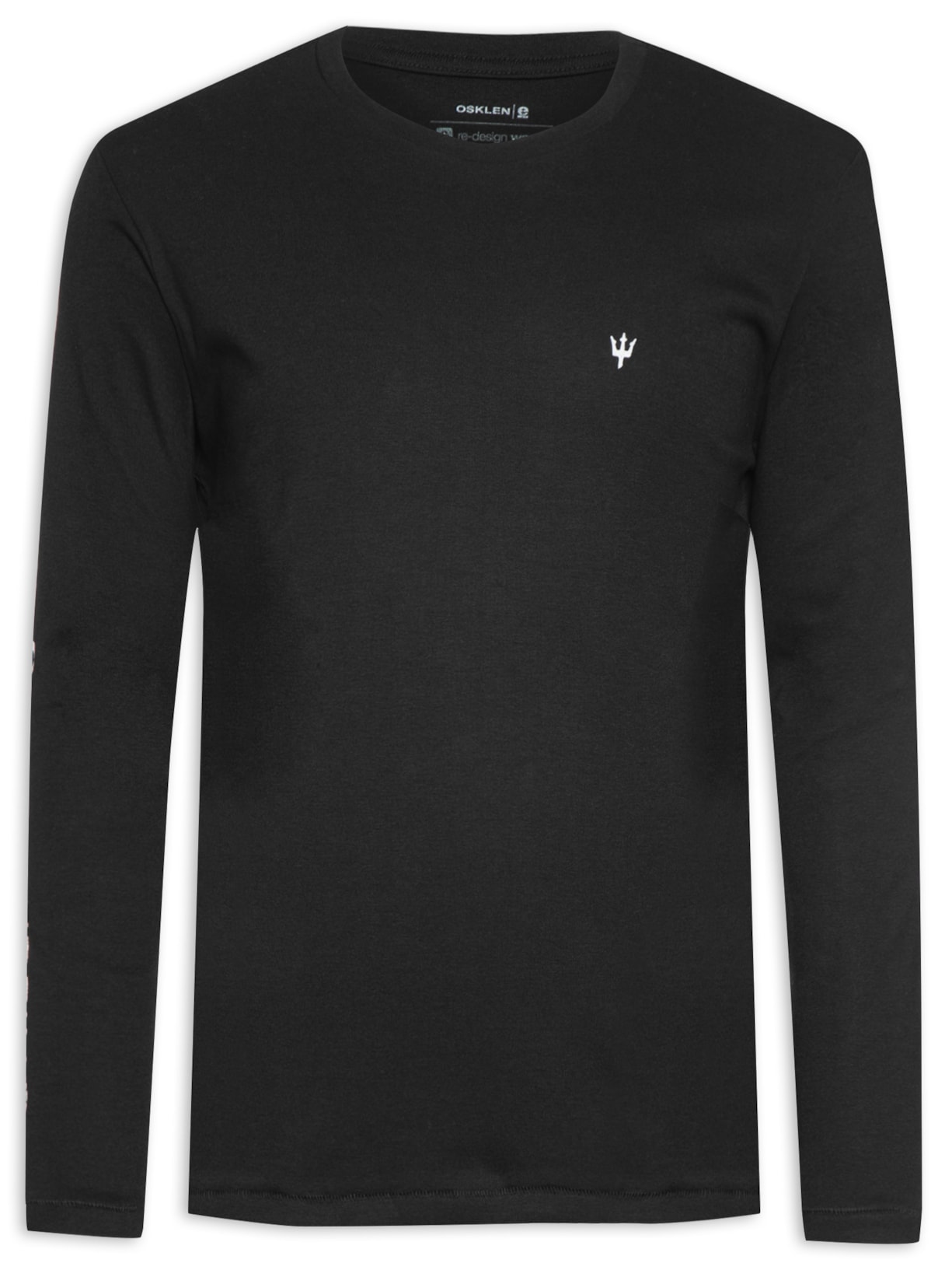 Camiseta Masculina Surfing Manga Longa - Preto