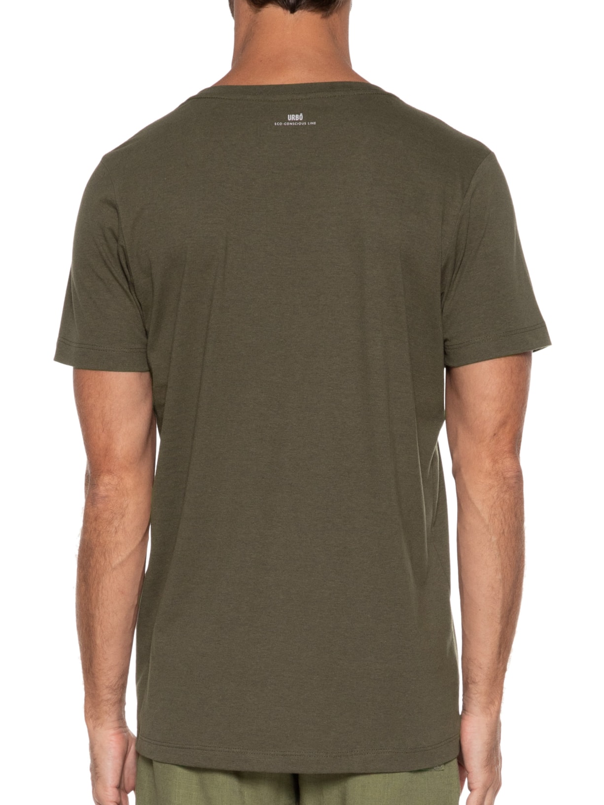 Camiseta Masculina Sustanable World Marrom Urbô