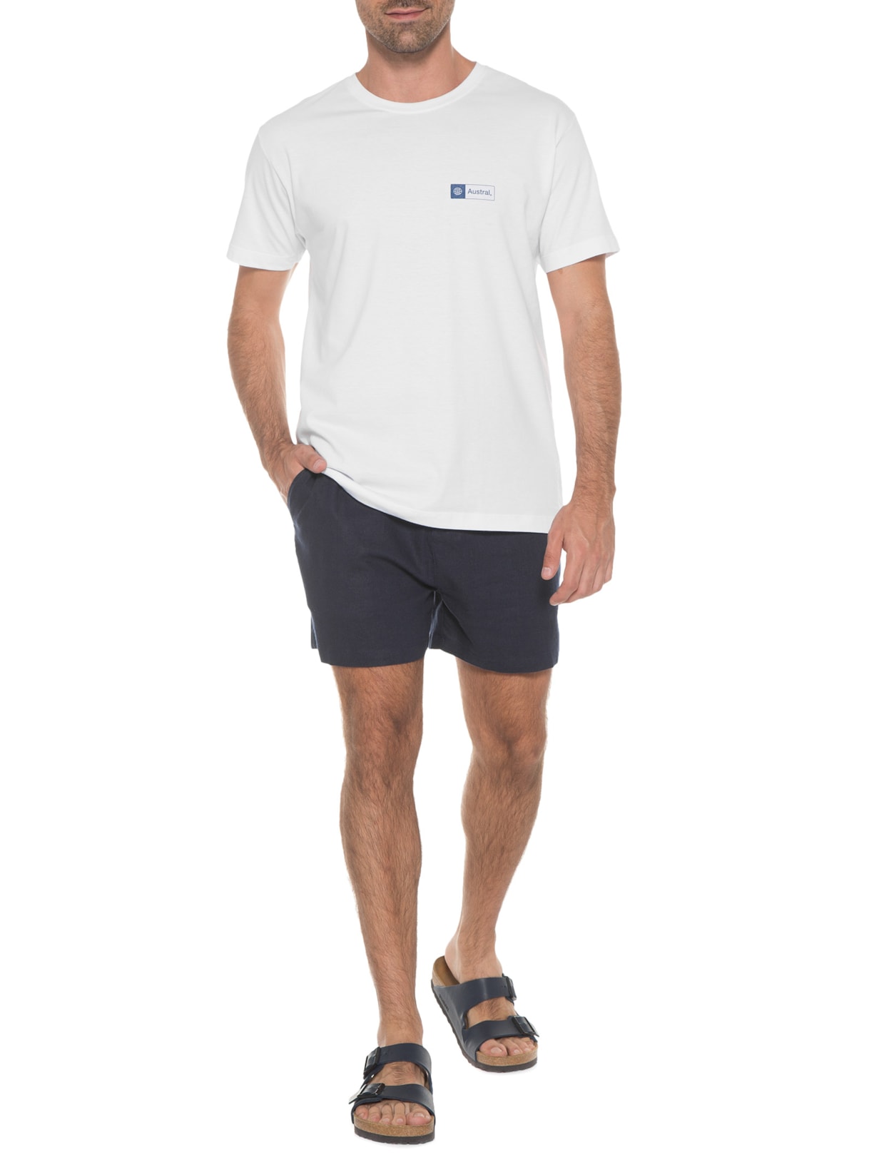 Camiseta Masculina Swell Branco Austral