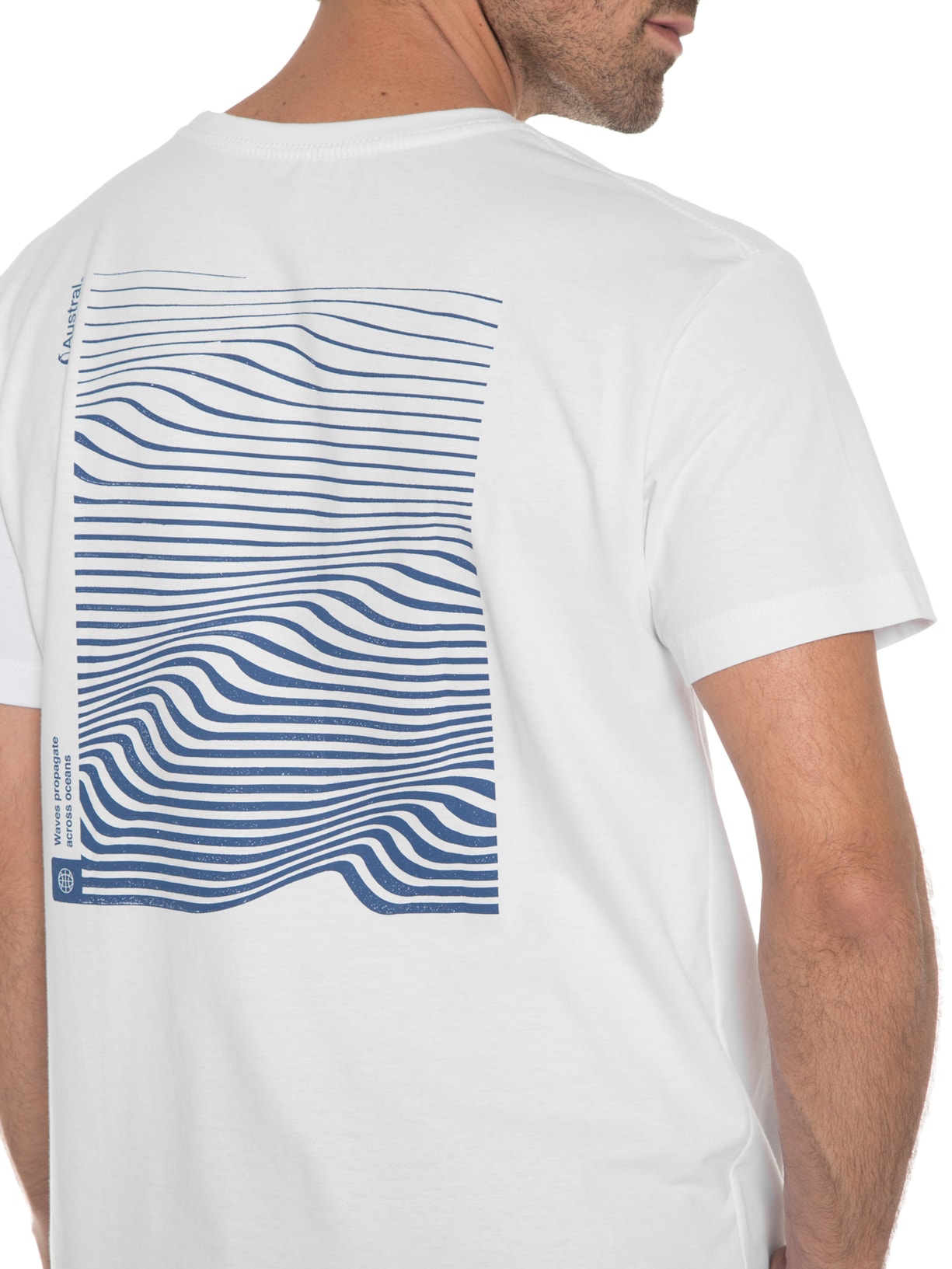 Camiseta Masculina Swell Branco Austral