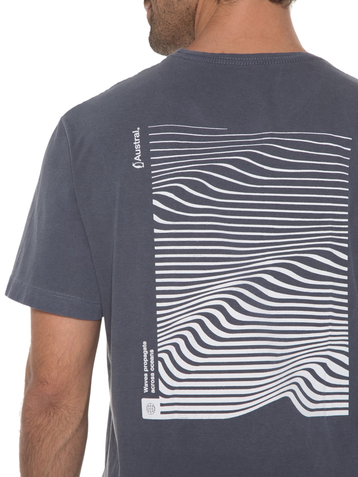 Camiseta Masculina Swell Midnight Azul Austral