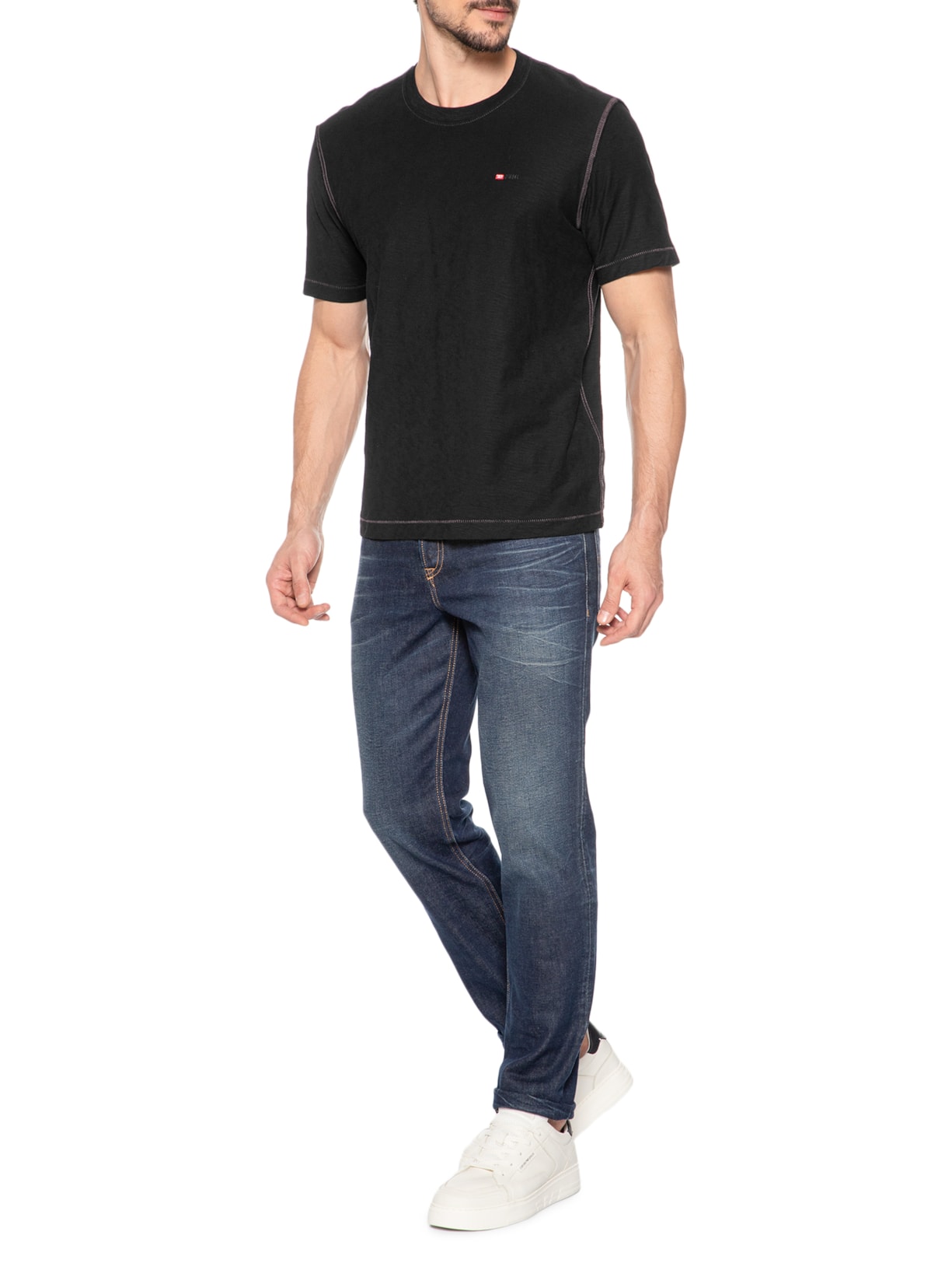 Camiseta Masculina T-Adjust K3 Preto Diesel