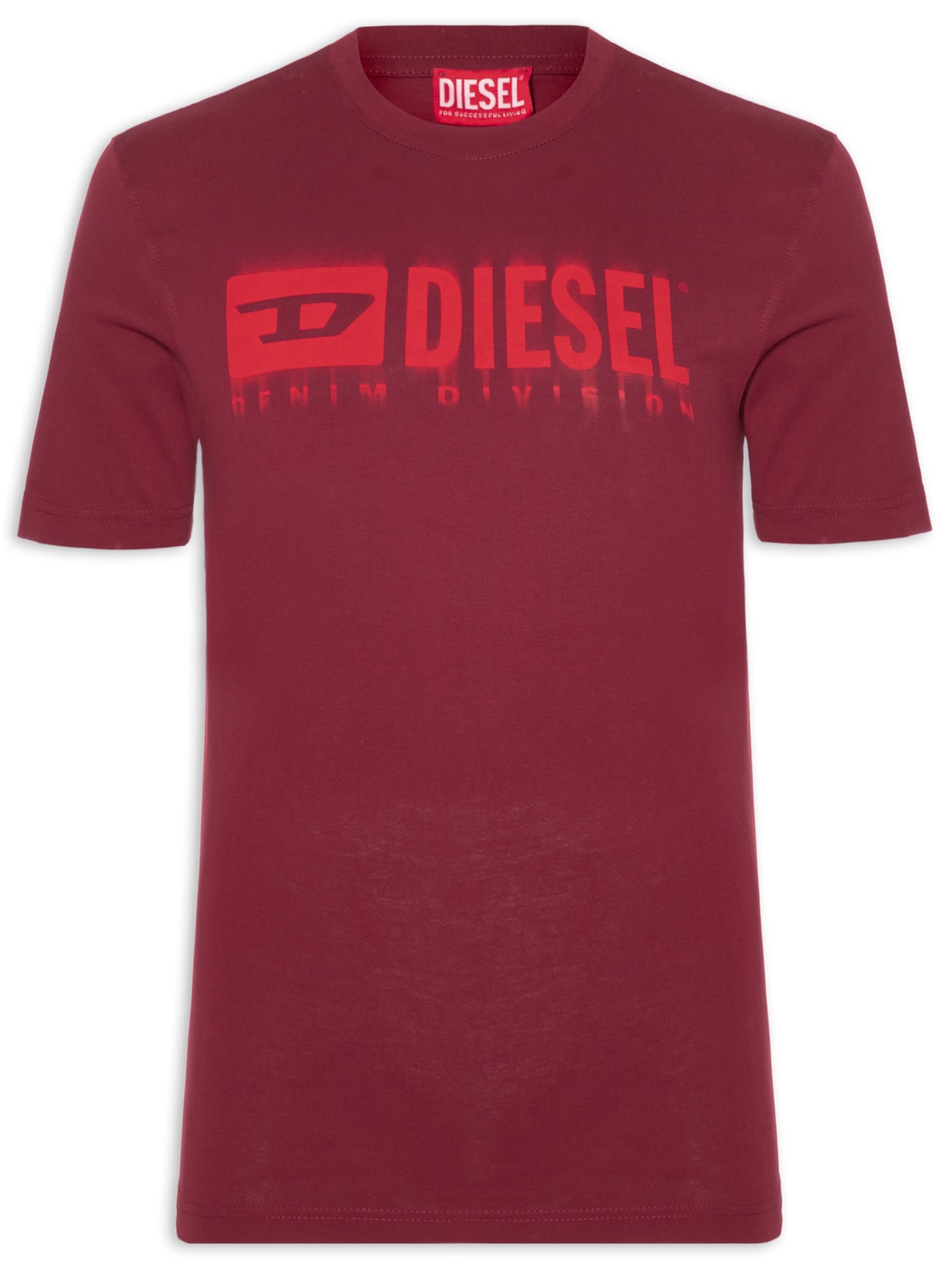 Camiseta Masculina T-Adjust Q7 Logo Print - Vermelho