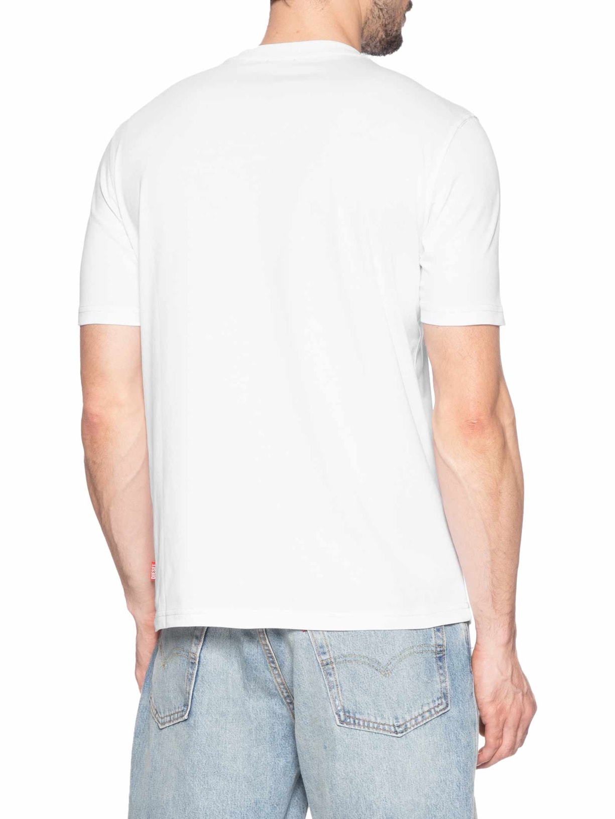 Camiseta Masculina T-Adjust-R25 Maglietta Branco Diesel