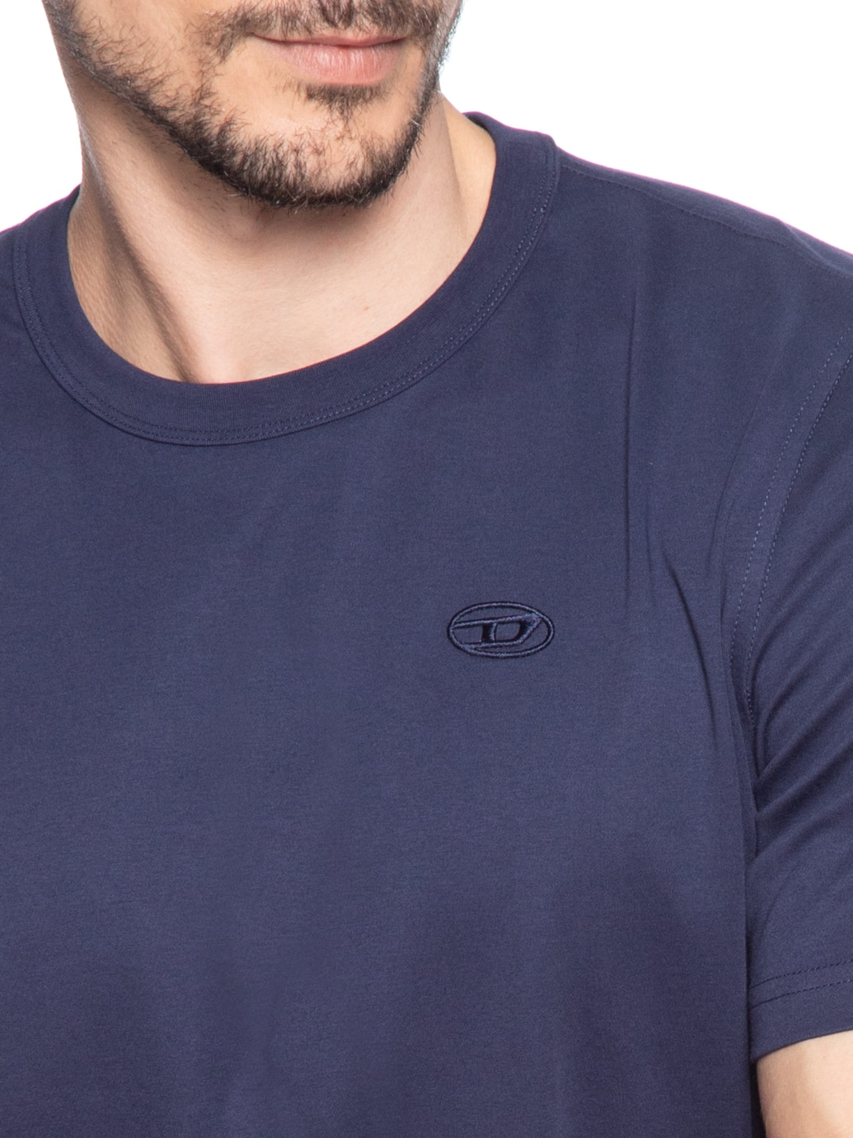 Camiseta Masculina T-Adjust-Slits-R17 Maglietta Azul Diesel