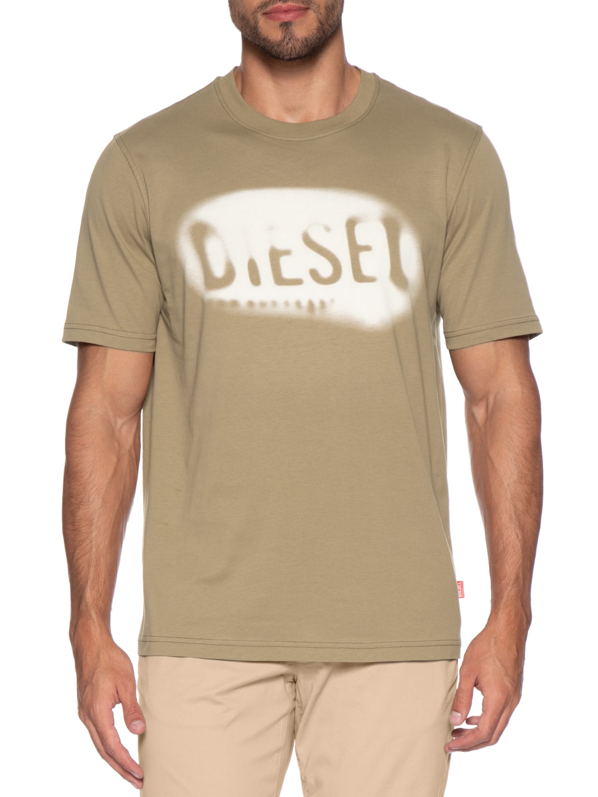 Camiseta Masculina T-Adjust-V2 Bege Diesel