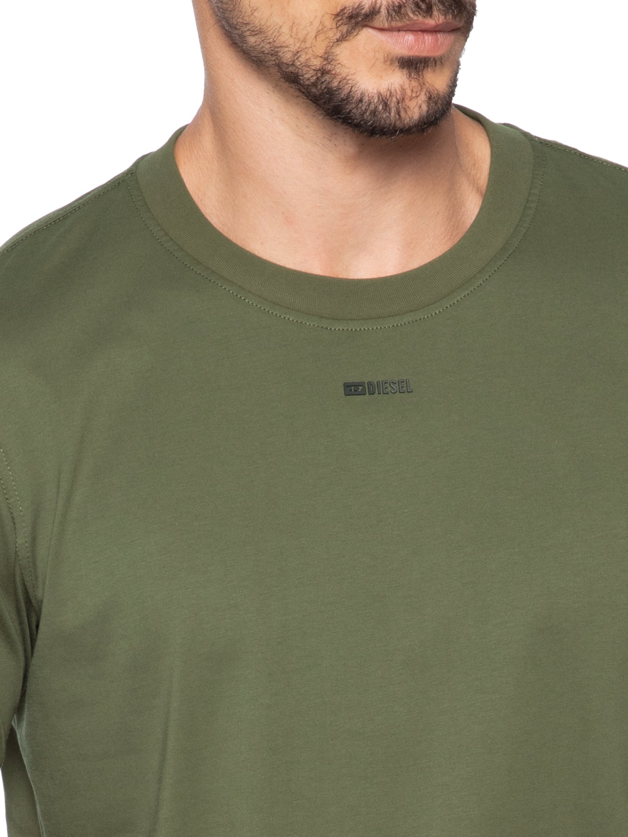 Camiseta Masculina T-Adjust-V6 Verde Diesel