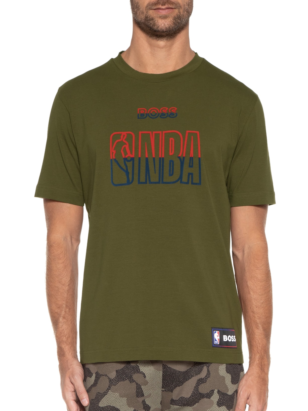 Camiseta Masculina T Basket 4 Nba Verde Boss