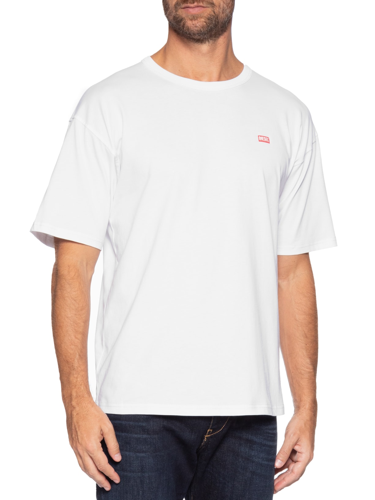 Camiseta Masculina T- box Branco Diesel