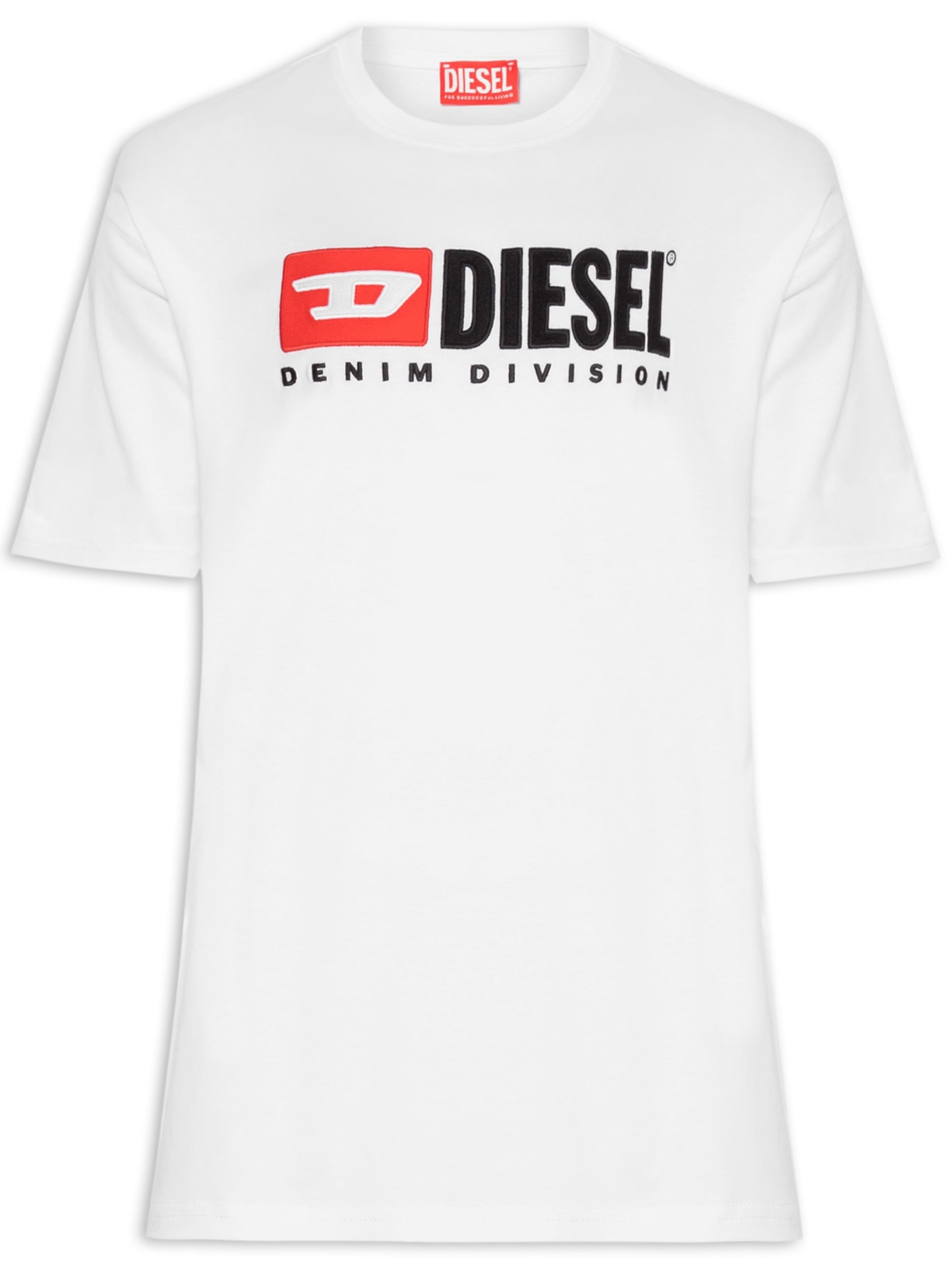 Camiseta Masculina T Box Div Logo Print E Bordado - Branco