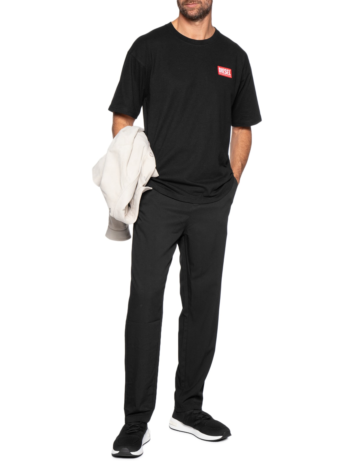 Camiseta Masculina T- box Preto Diesel