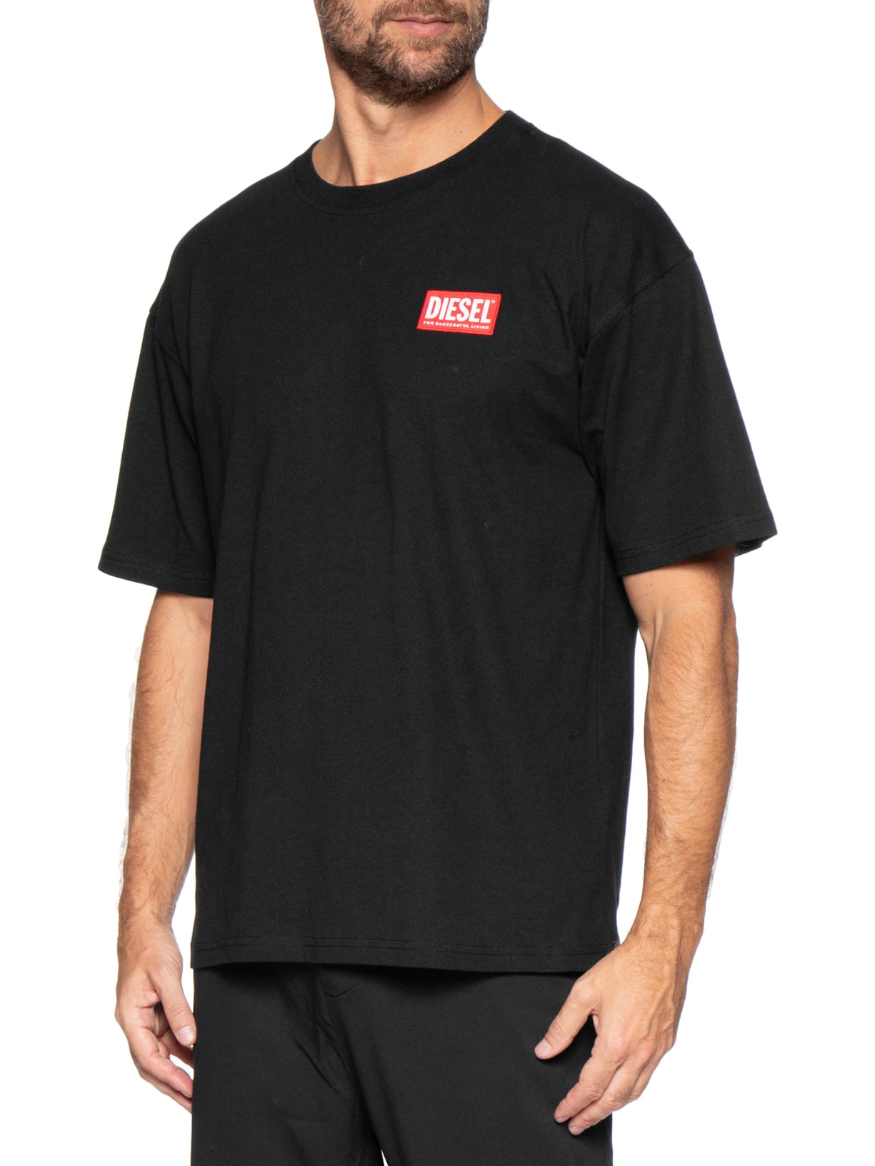 Camiseta Masculina T- box Preto Diesel