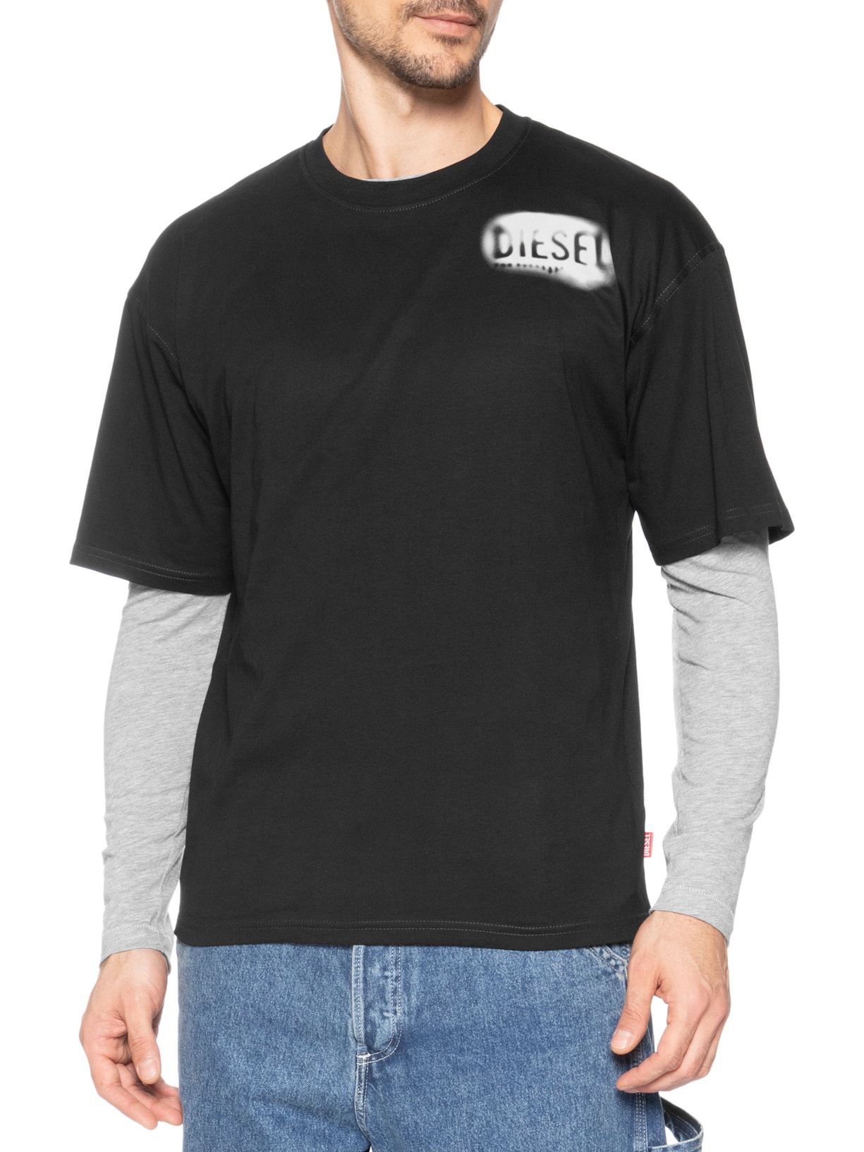 Camiseta Masculina T-Boxd-V2 Preto Diesel