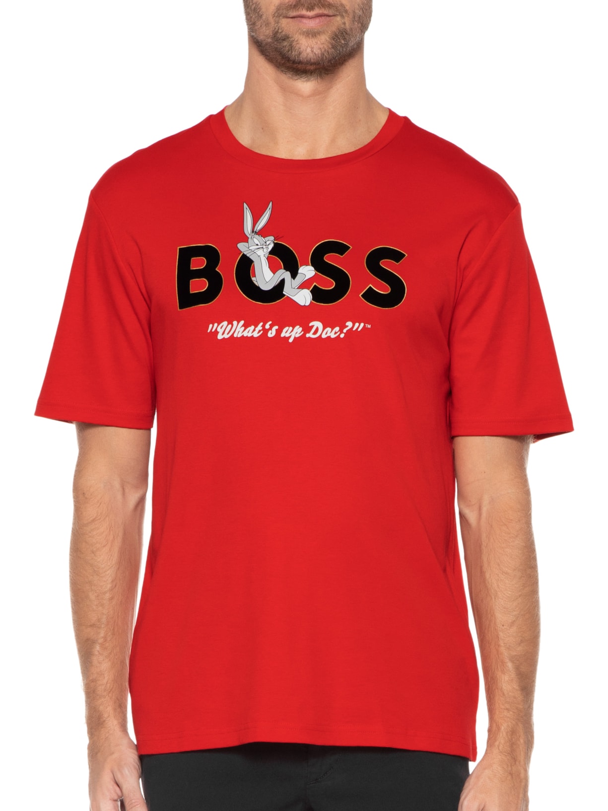Camiseta Masculina T Bun Lny Vermelho Boss