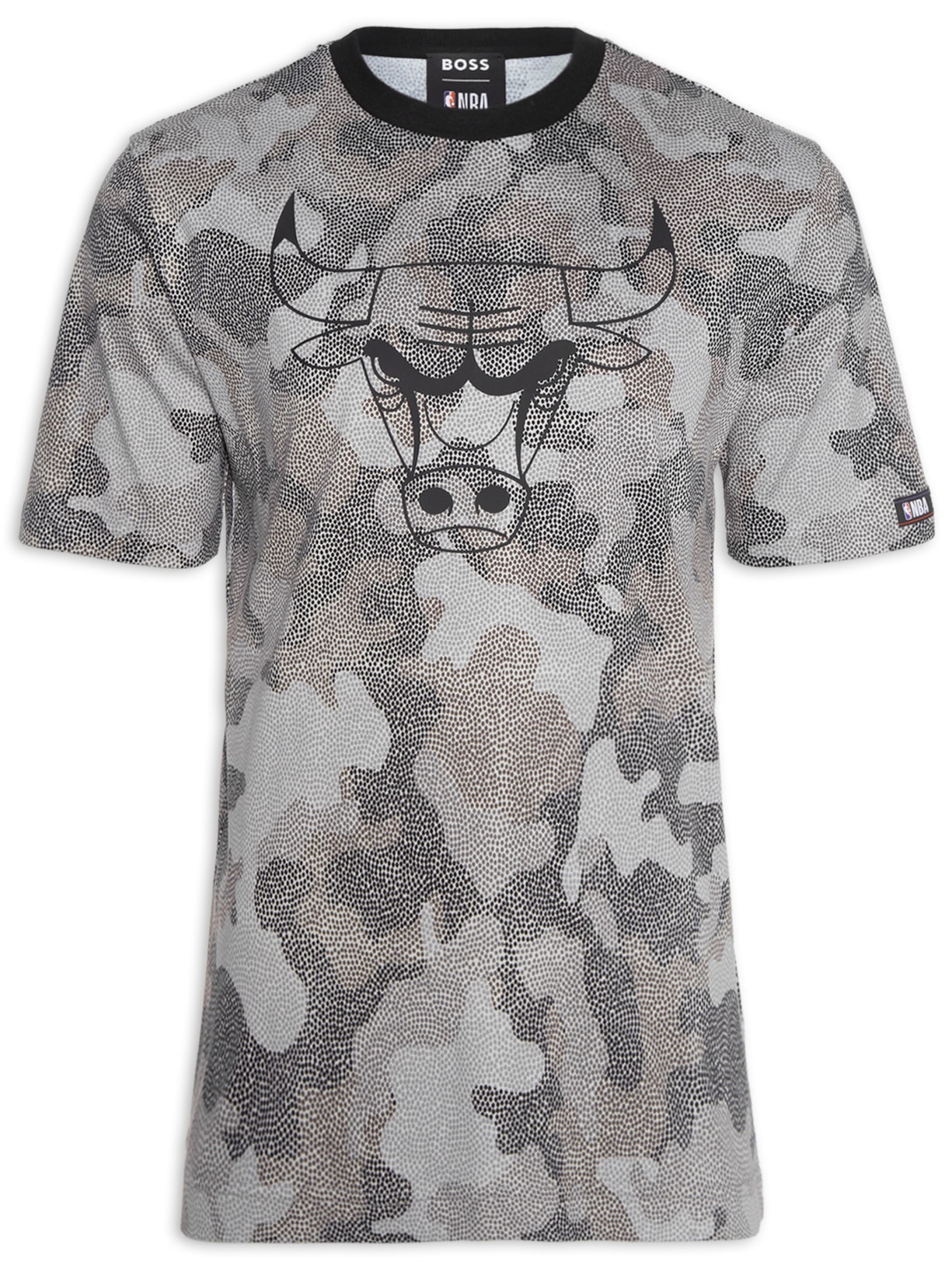 Camiseta Masculina T Camo Nba - Preto