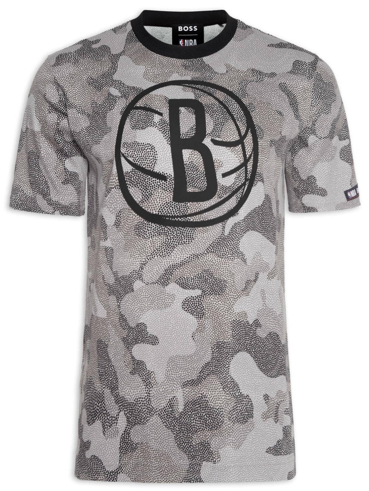 Camiseta Masculina T Camo Nba - Preto