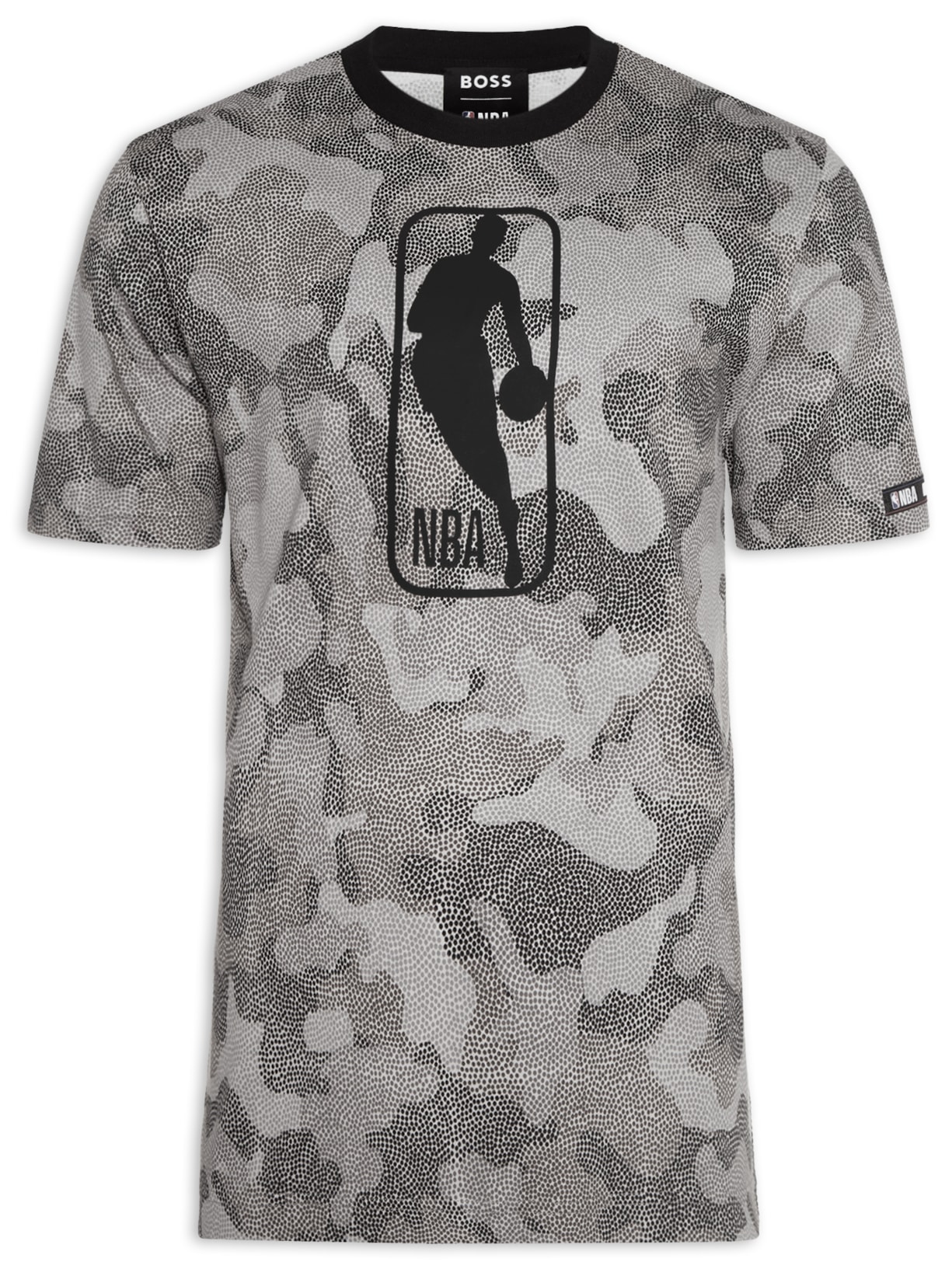 Camiseta Masculina T Camo Nba - Preto