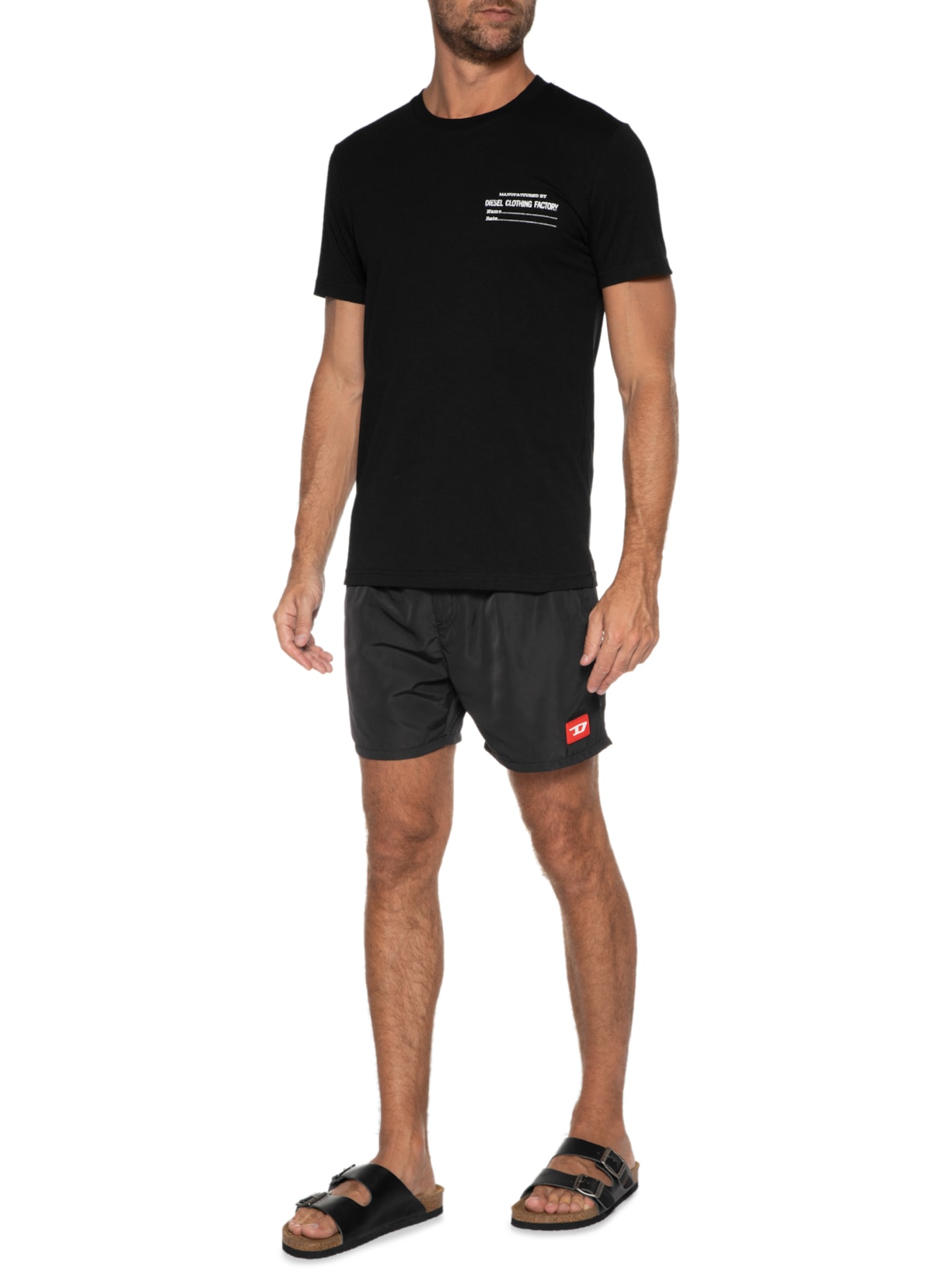 Camiseta Masculina T-diegor-c3 Preto Diesel