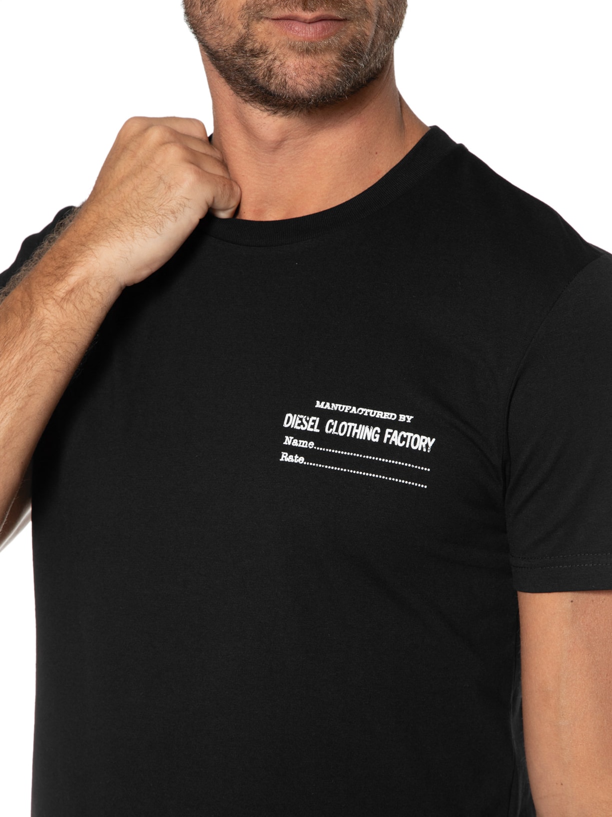 Camiseta Masculina T-diegor-c3 Preto Diesel