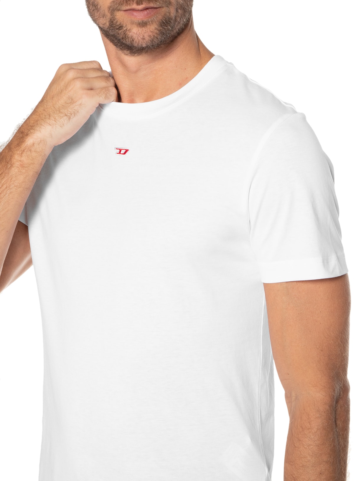 Camiseta Masculina T Diegor D Branco Diesel