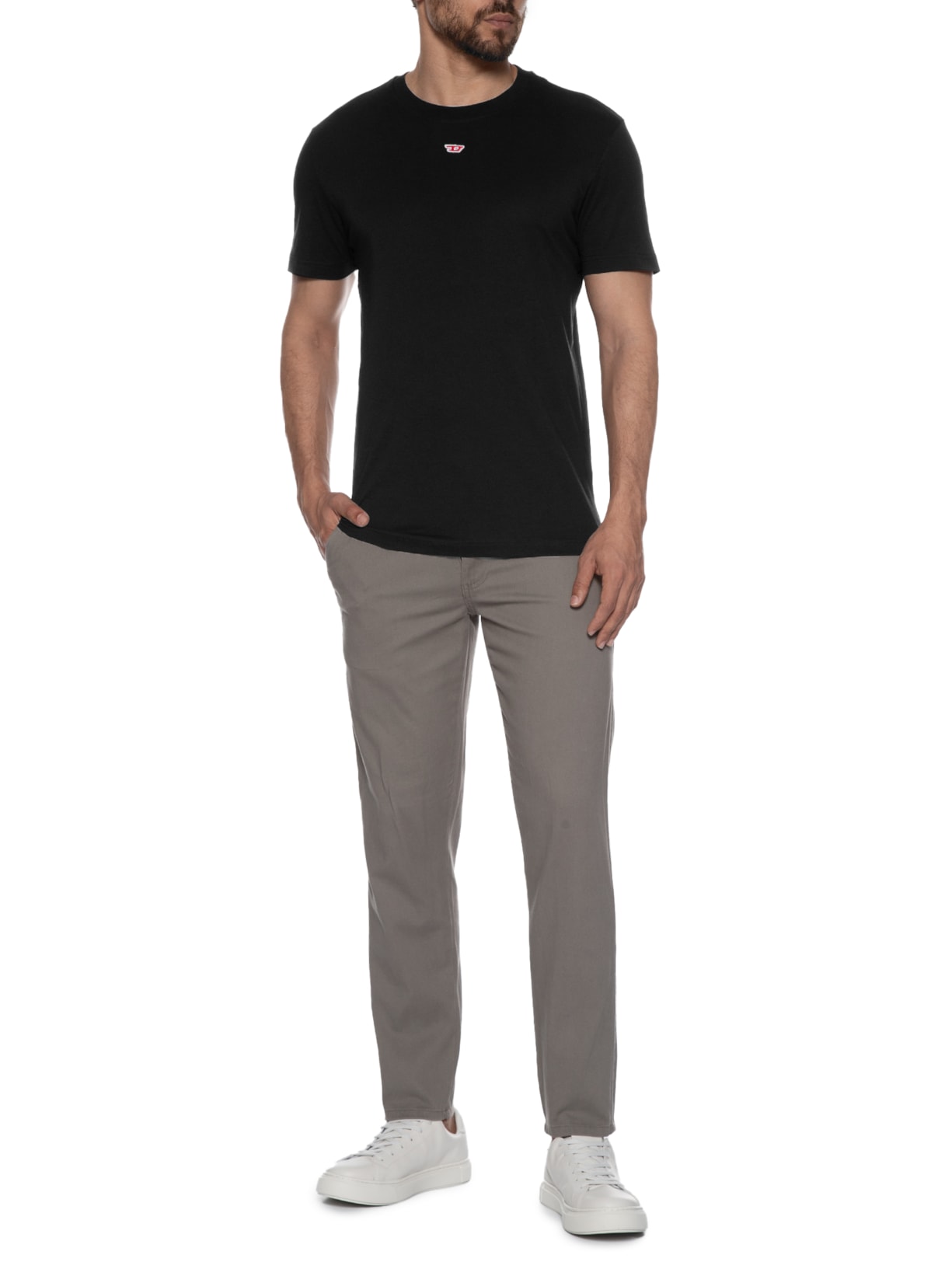 Camiseta Masculina T-diegor-d Preto Diesel