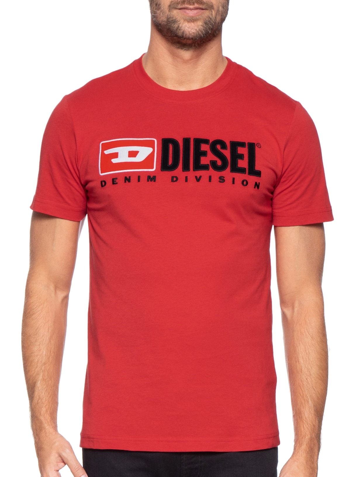 Camiseta Masculina T-diegor-div Vermelho Diesel
