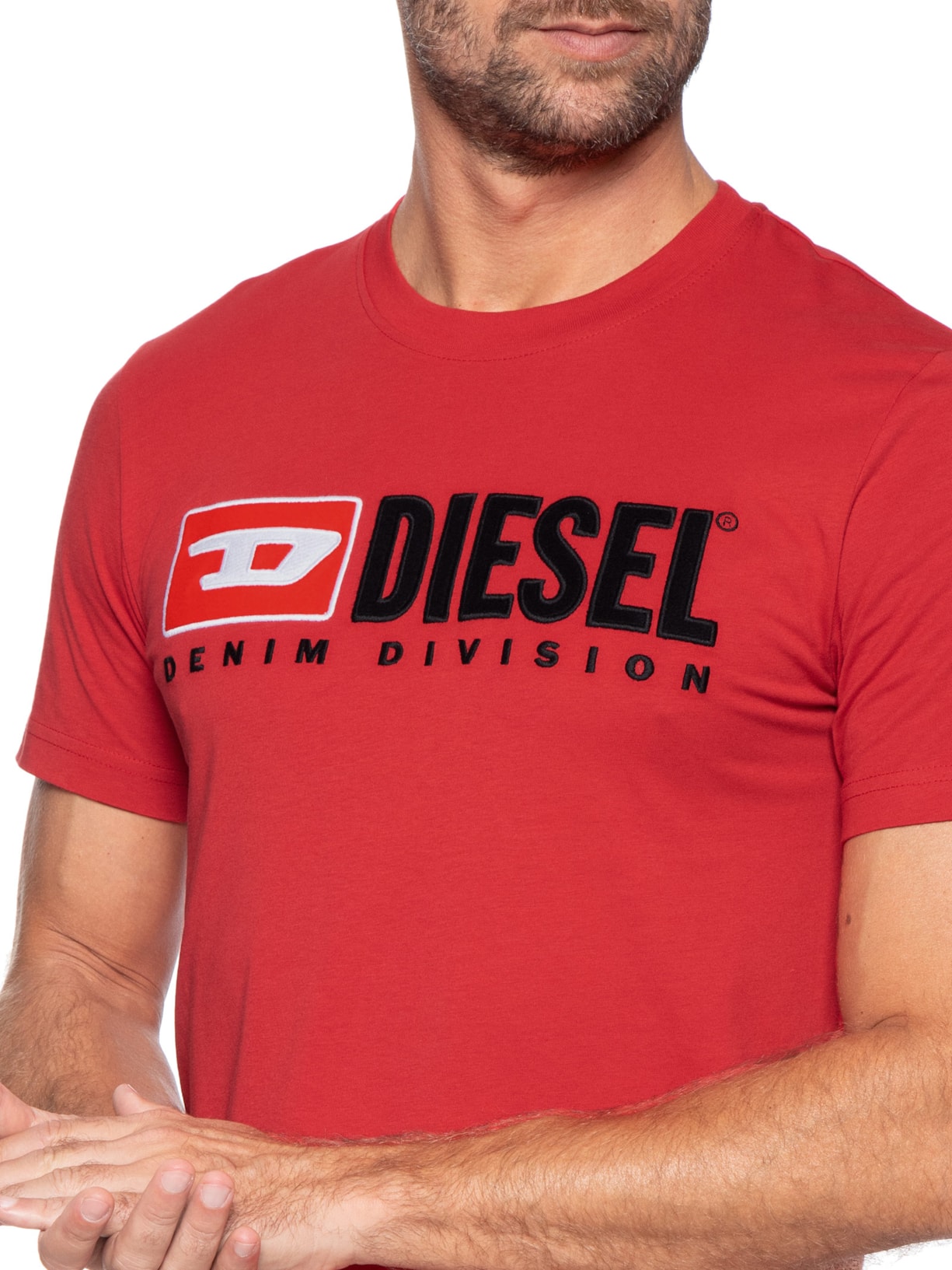 Camiseta Masculina T-diegor-div Vermelho Diesel
