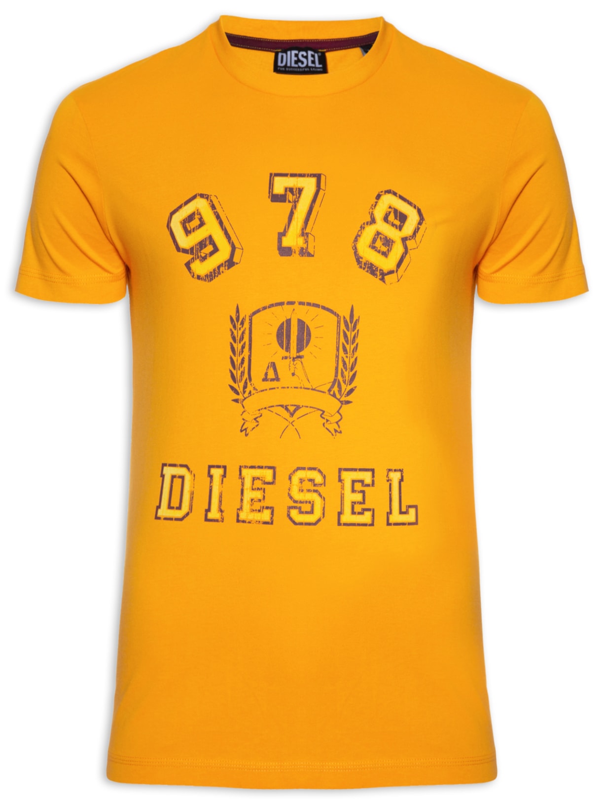Camiseta Masculina T-diegor-e11 - Amarelo