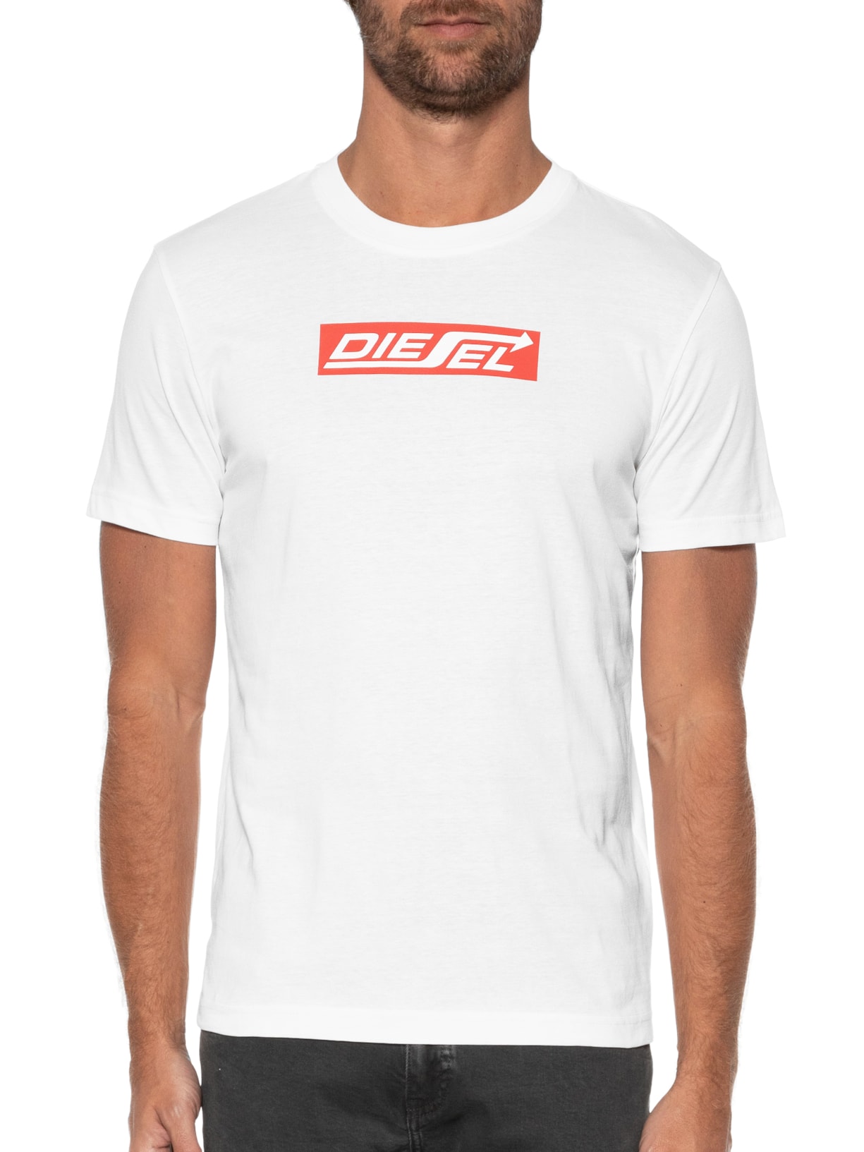 Camiseta Masculina T-diegor-hs1 Branco Diesel