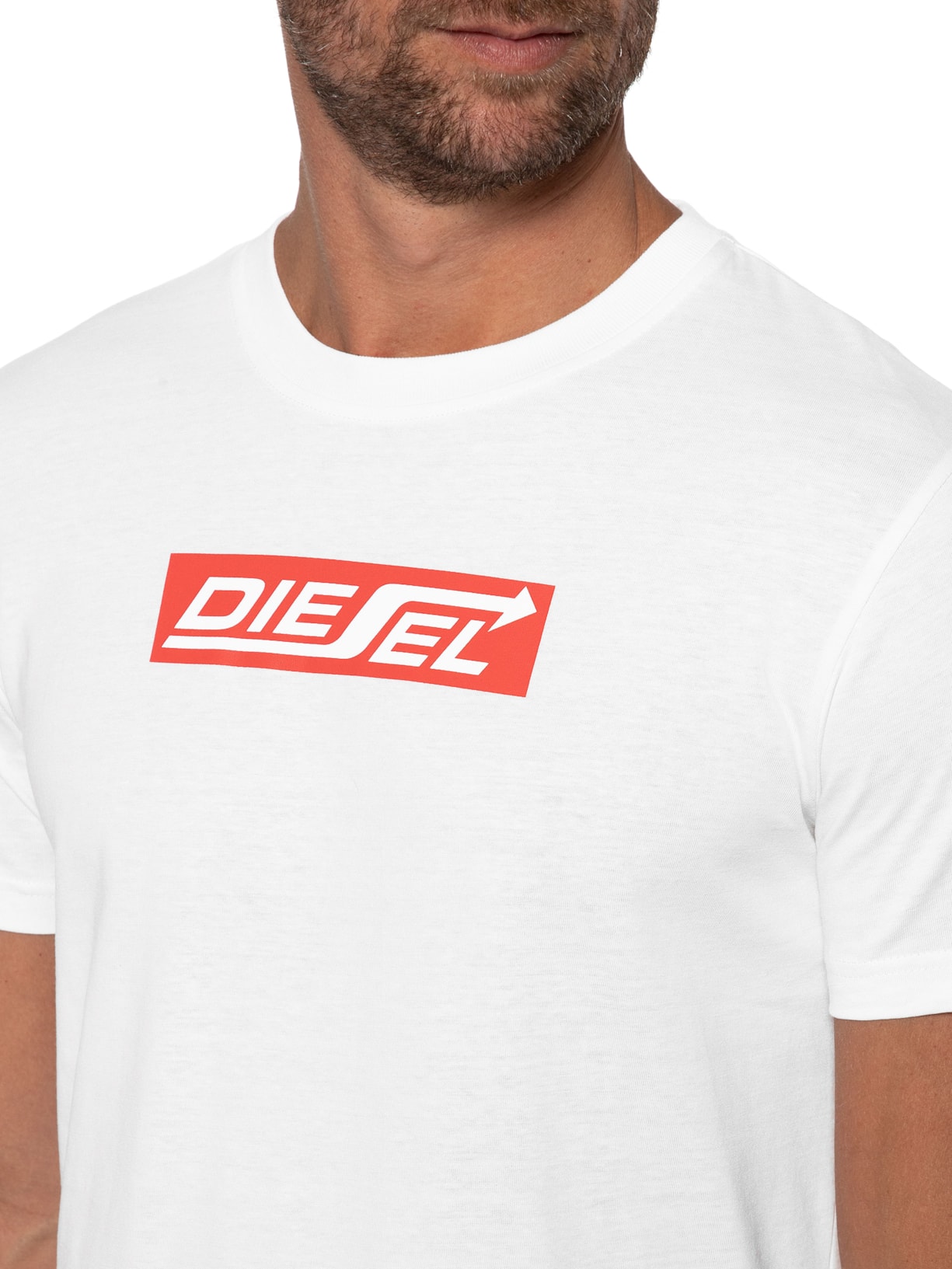 Camiseta Masculina T-diegor-hs1 Branco Diesel