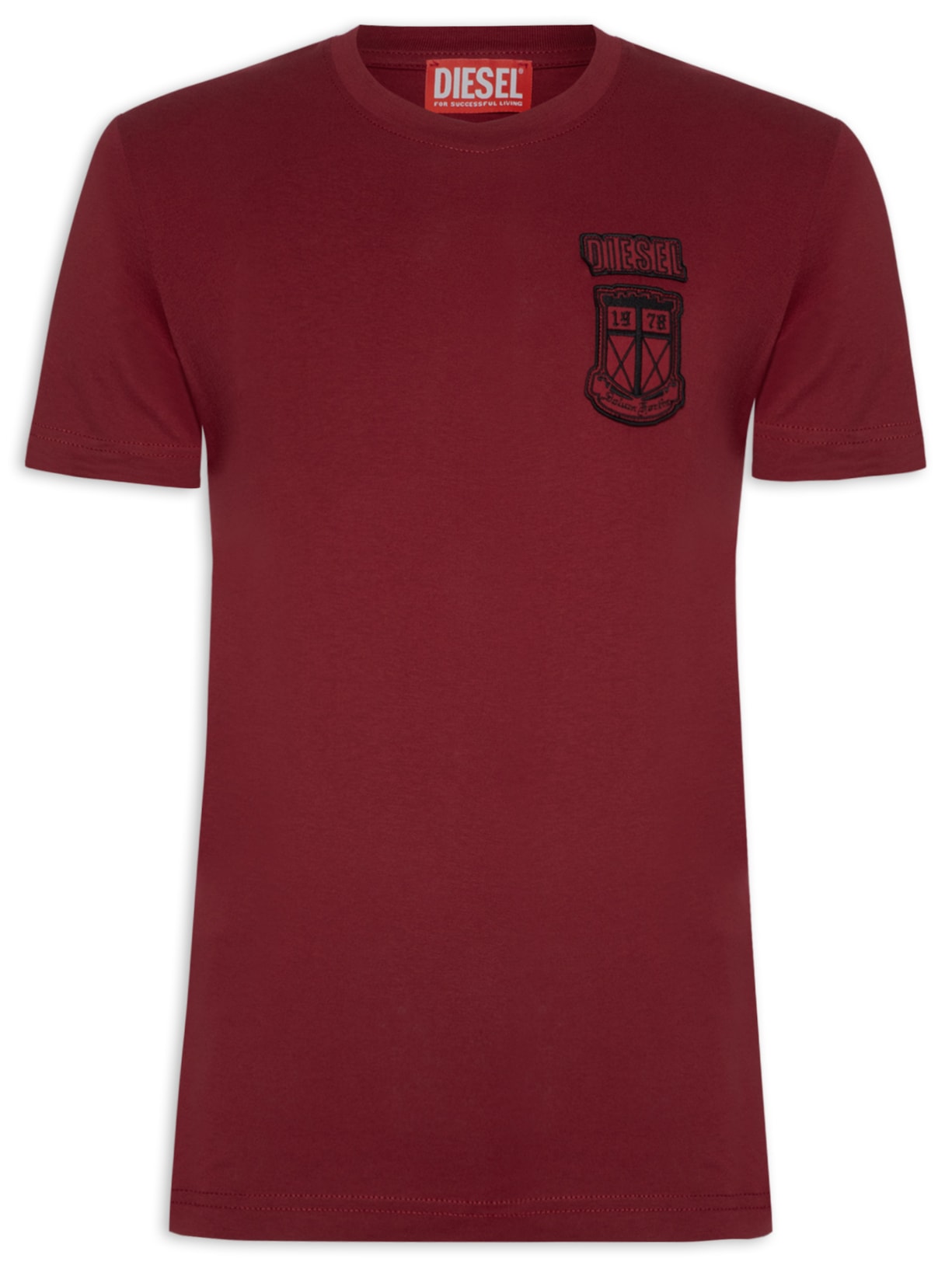 Camiseta Masculina T-Diegor-K67 - Vermelho