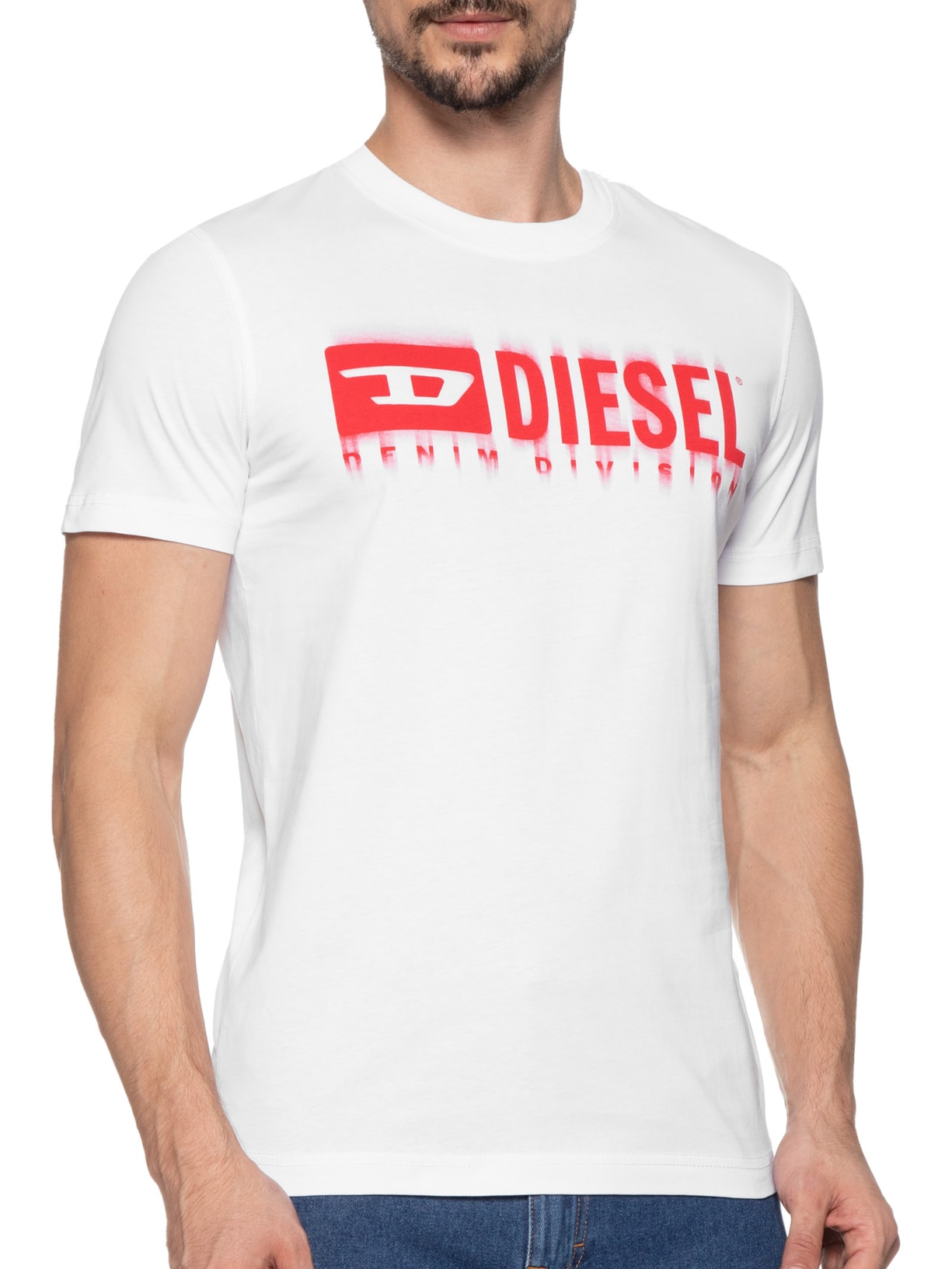 Camiseta Masculina T-Diegor-l6 Branco Diesel