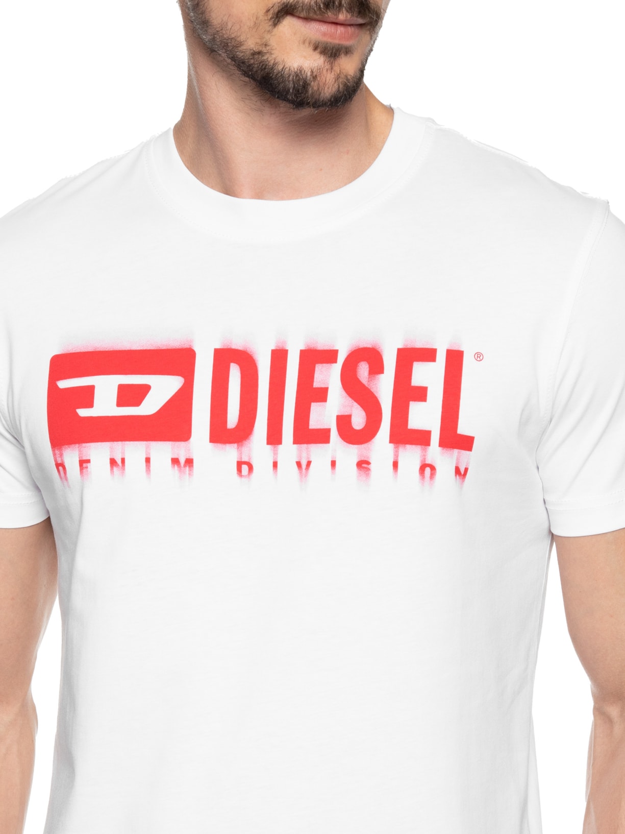 Camiseta Masculina T-Diegor-l6 Branco Diesel
