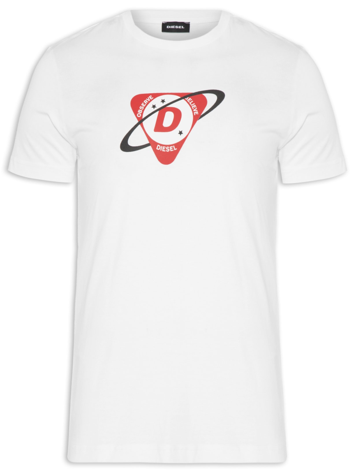 Camiseta Masculina T-diegos-k24 Maglietta - Branco
