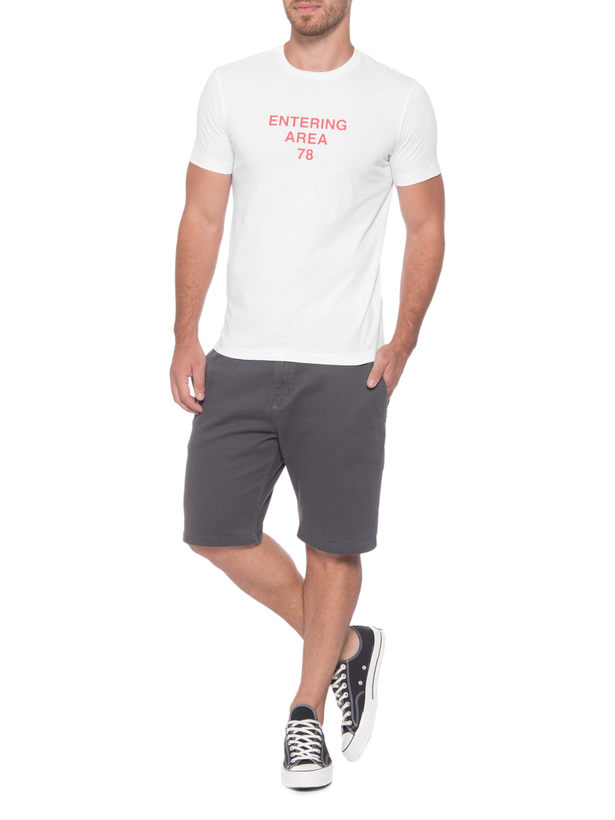 Camiseta Masculina T-Diegos-K25 Maglietta Branco  Diesel