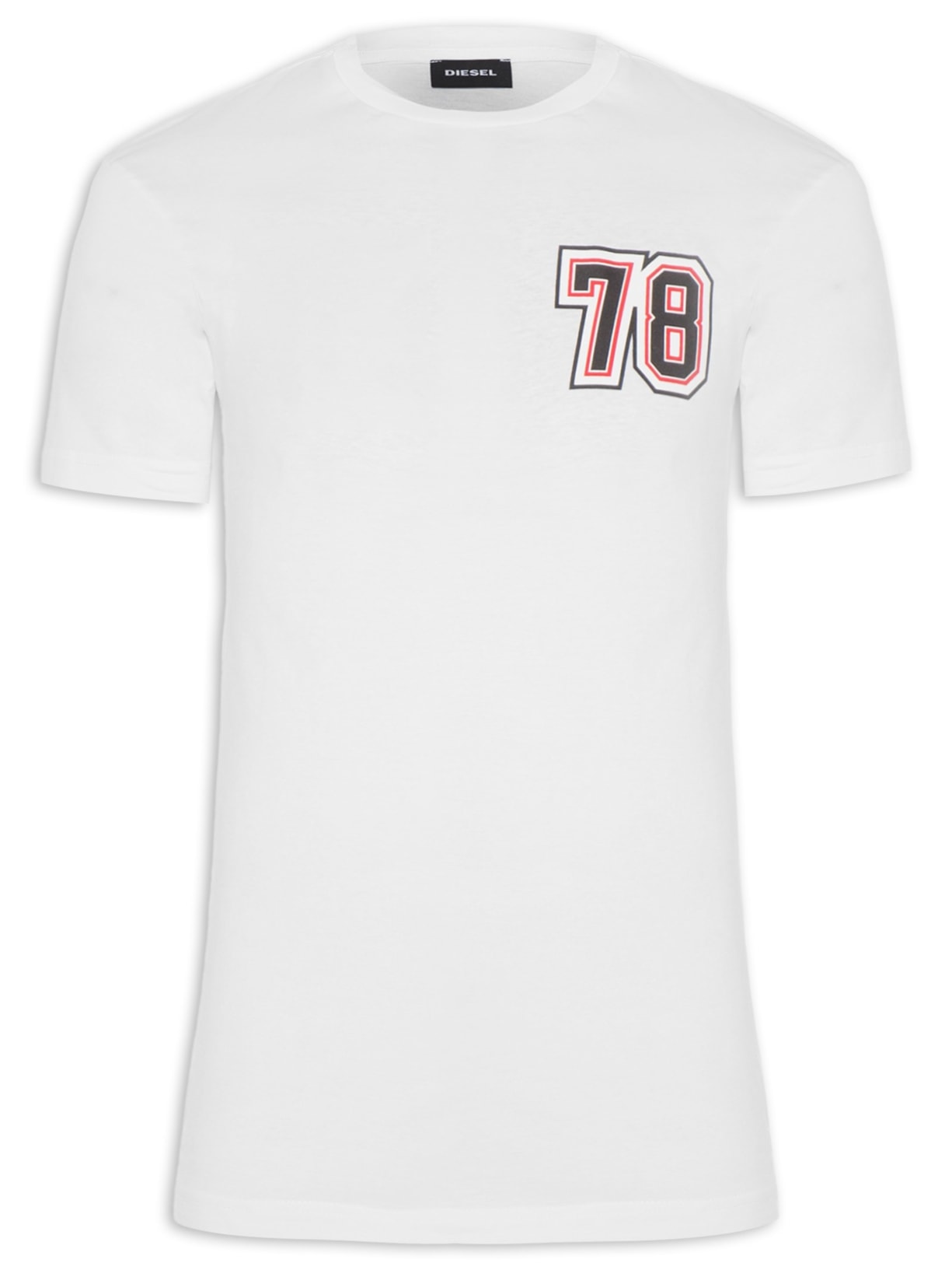 Camiseta Masculina T-diegos-k27 Maglietta - Branco