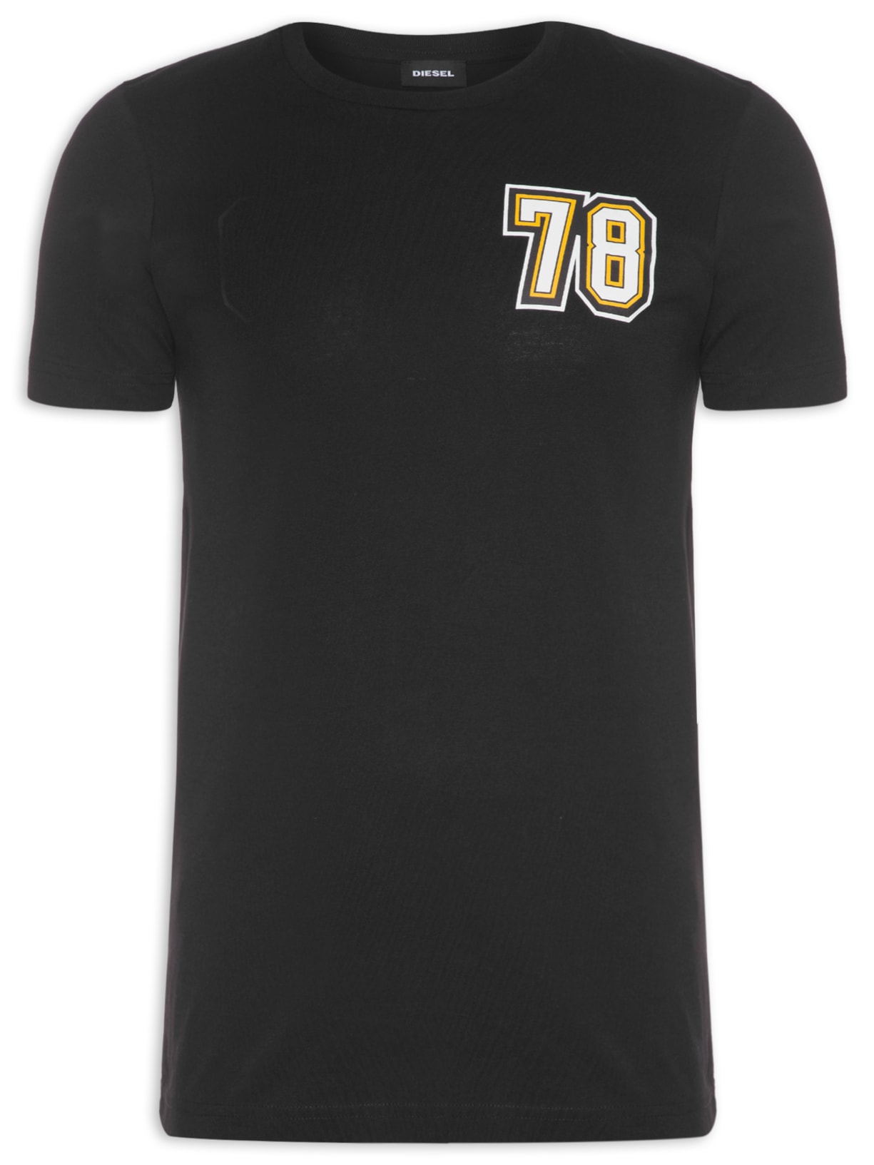Camiseta Masculina T-diegos-k27 Maglietta - Preto