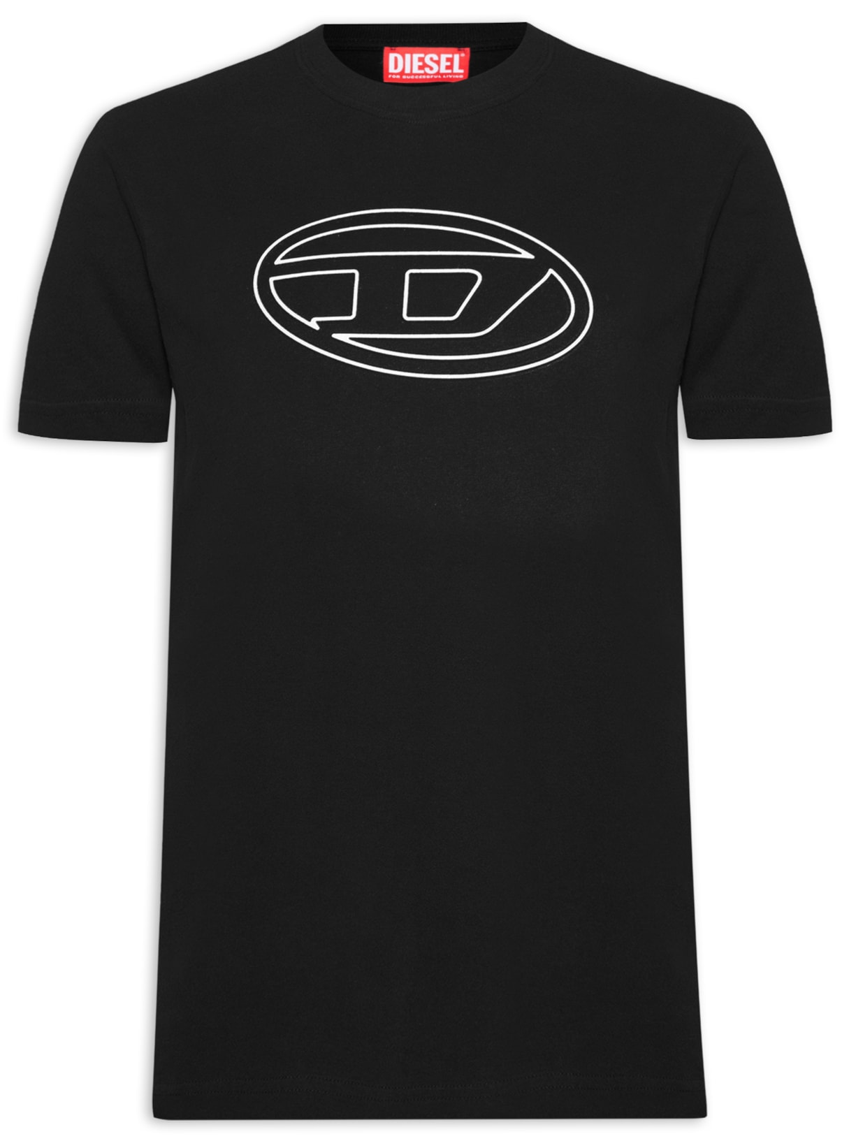 Camiseta Masculina T Just Bigoval - Preto